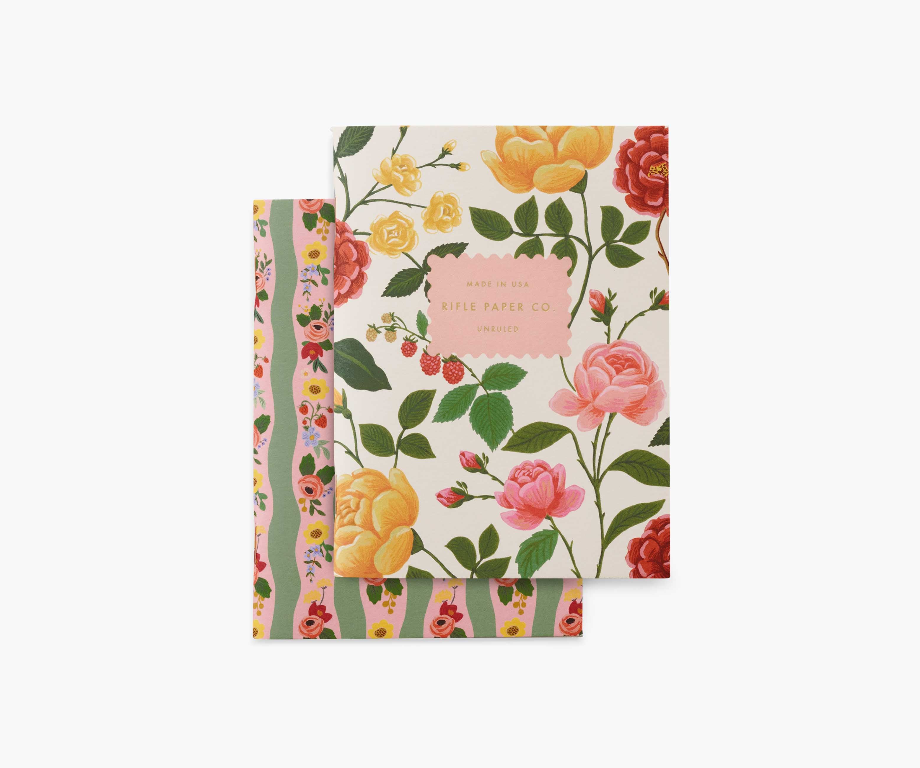 Pocket Notebook Set - Roses