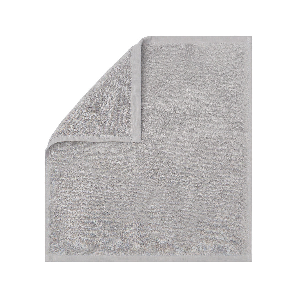 Plush Mist Grey Washcloth