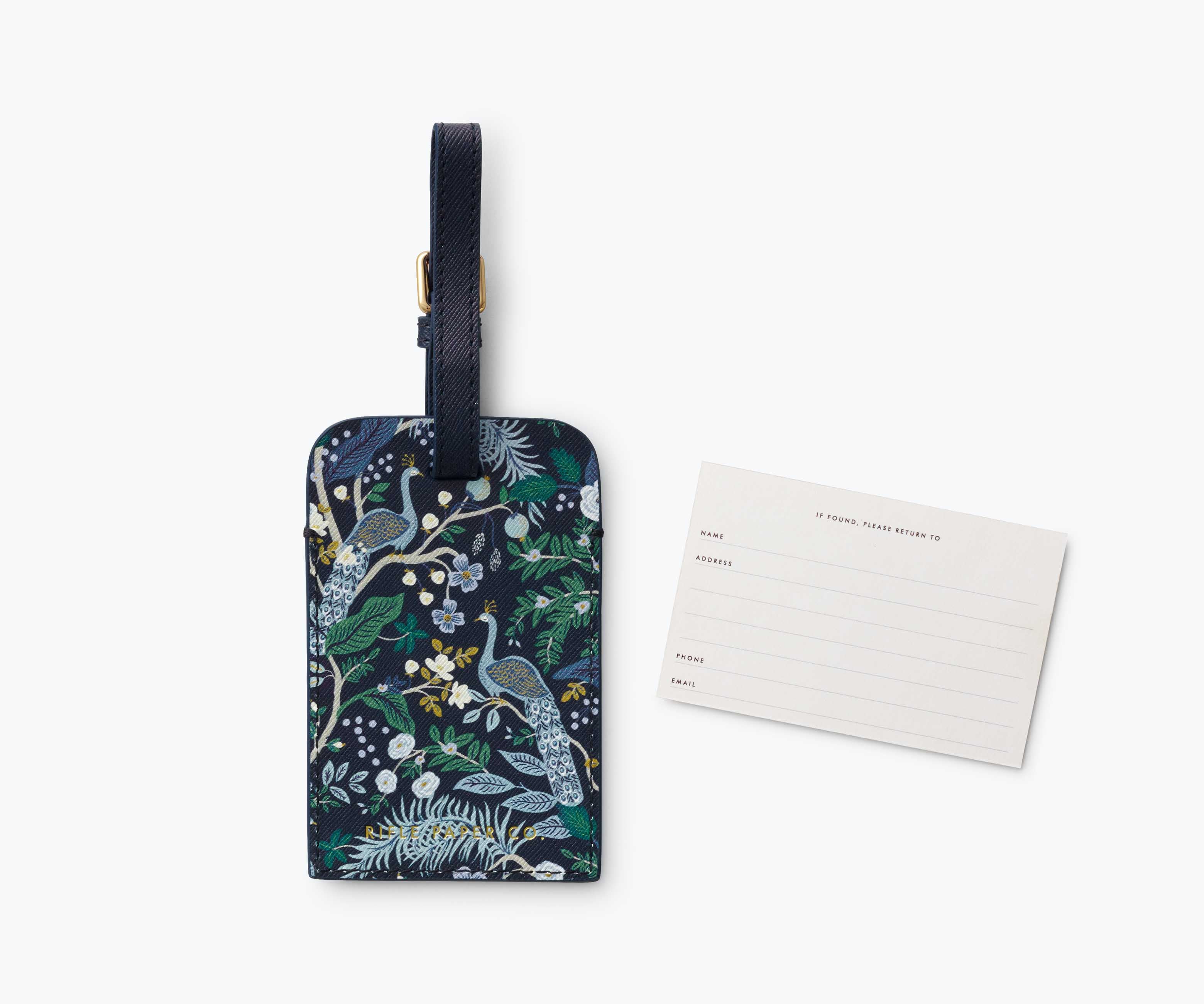 Luggage Tag - Peacock