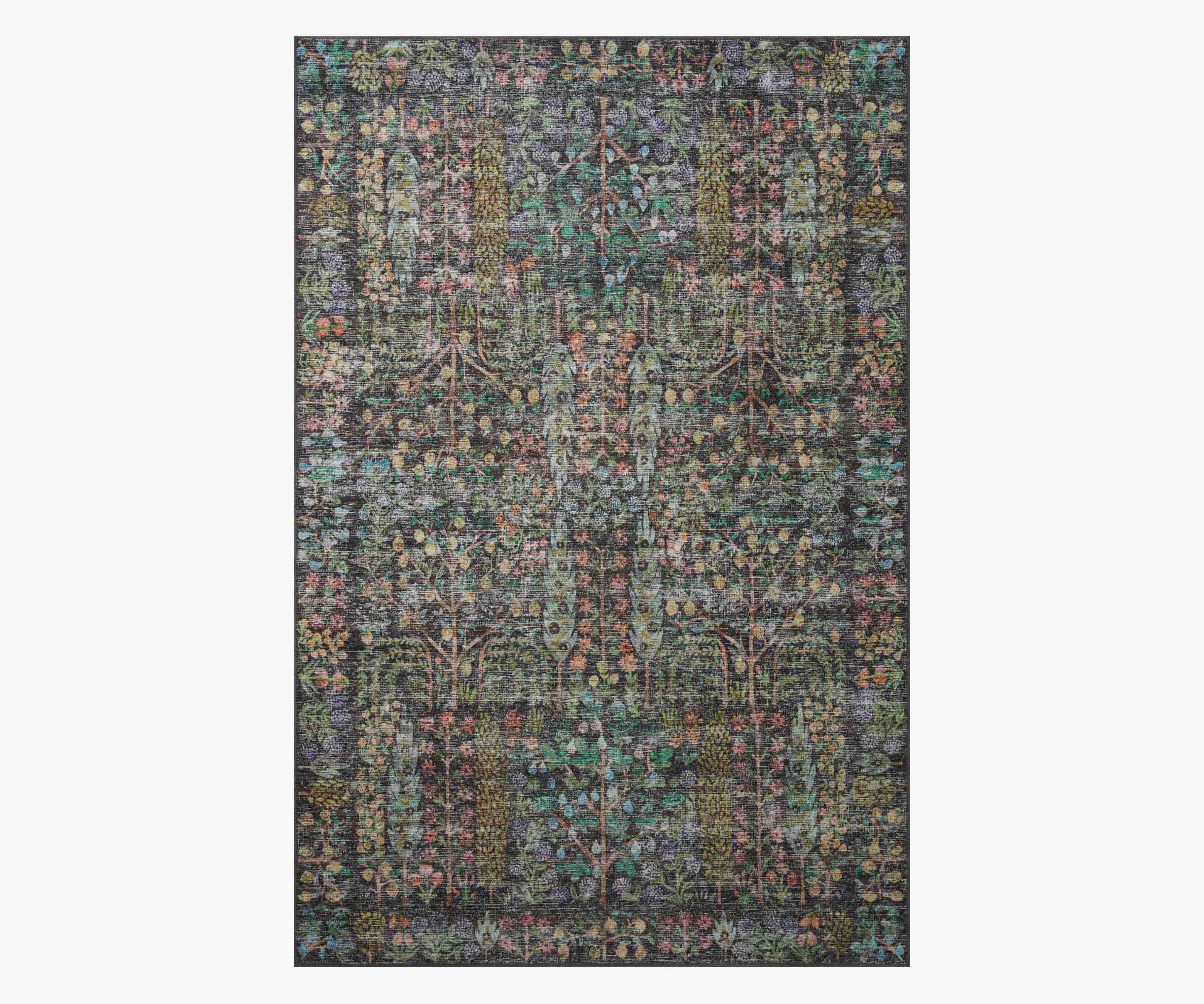 Maison Grove Power Loomed Rug - Charcoal