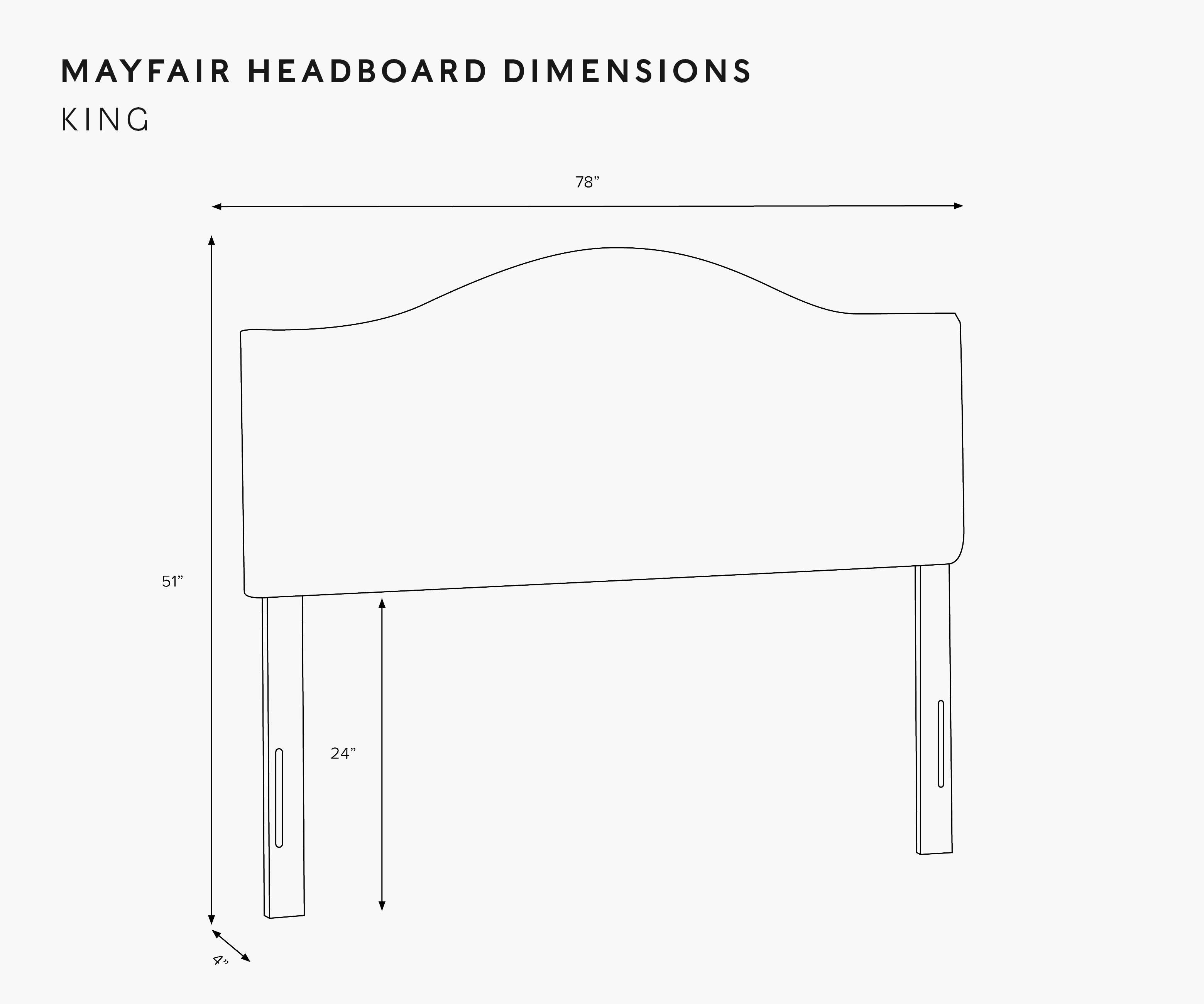 Mayfair Headboard - Strawberry Fields