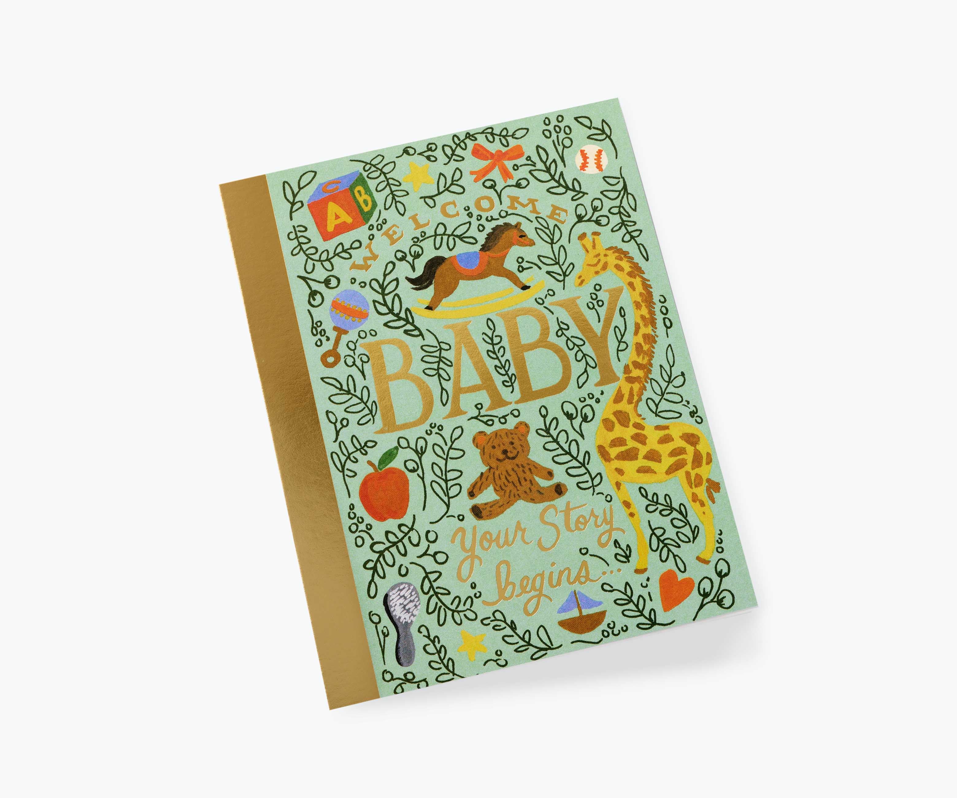 Storybook Baby Greeting Card