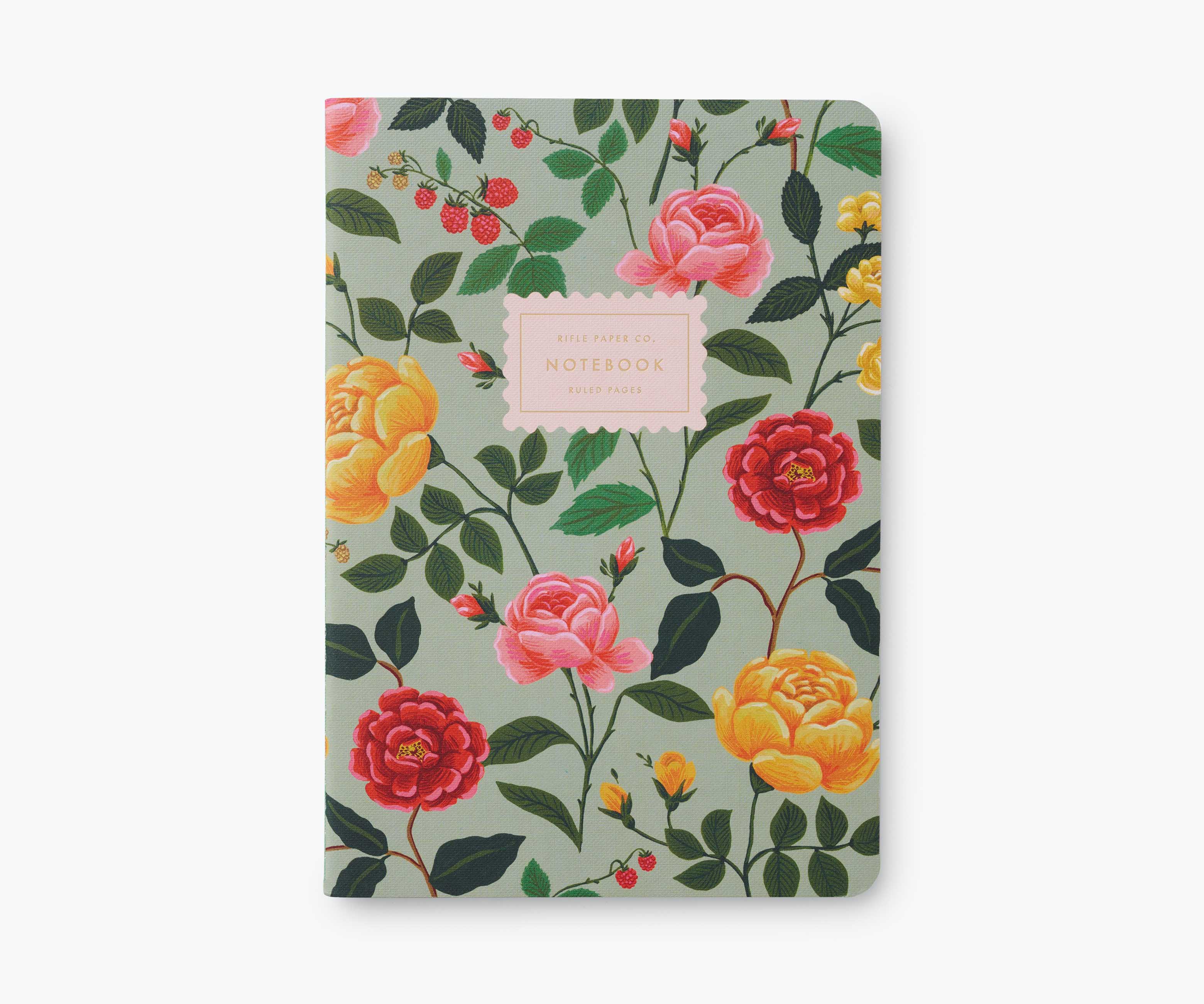 Stitched Notebook Set - Roses