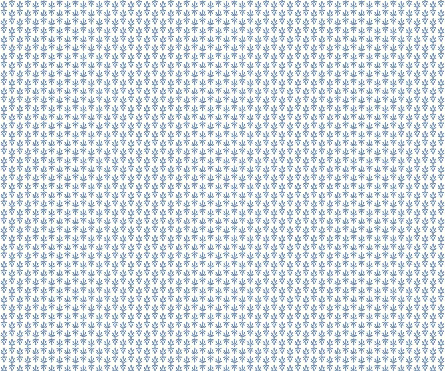 Petal Wallpaper - White & Blue