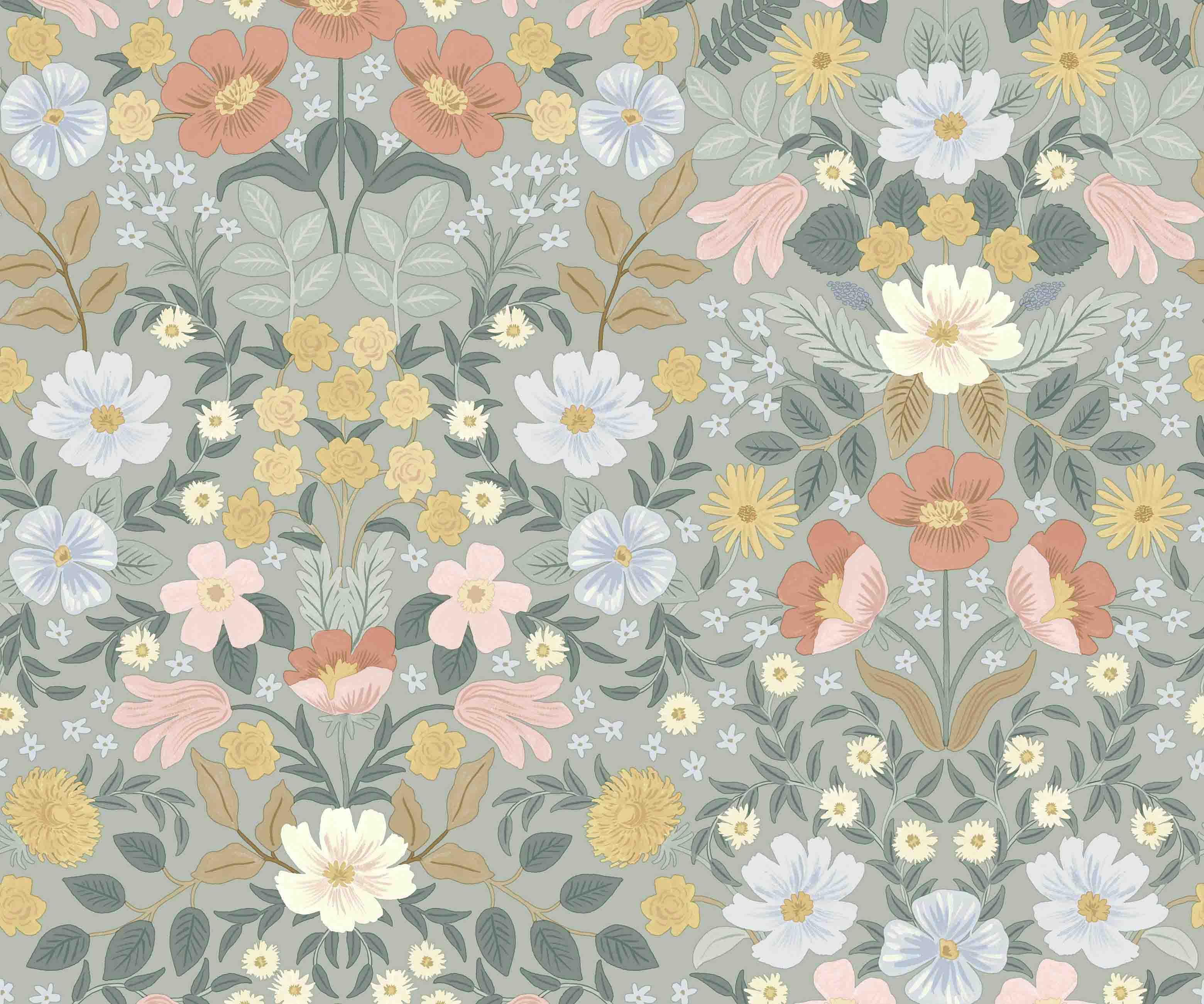 Bramble Garden Peel & Stick Wallpaper - Sage