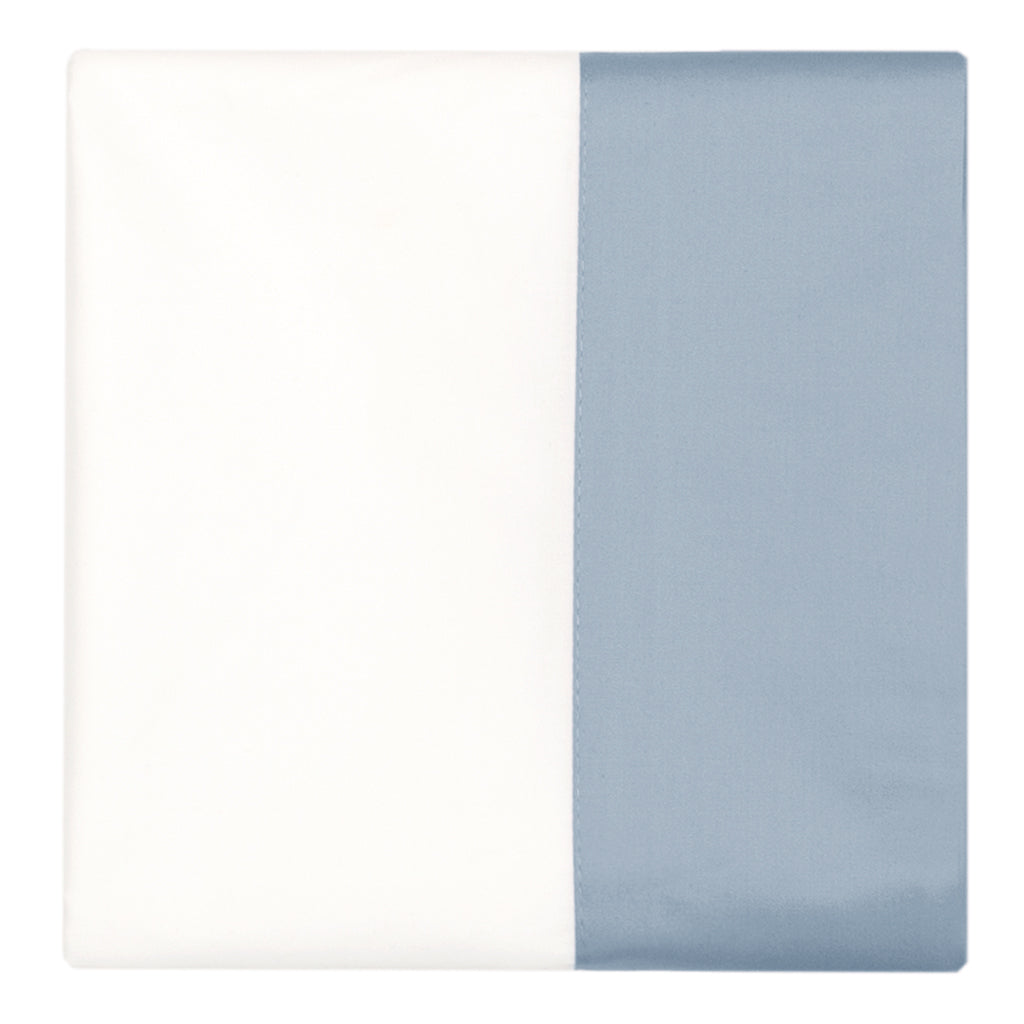 French Blue Border Pillowcase Pair