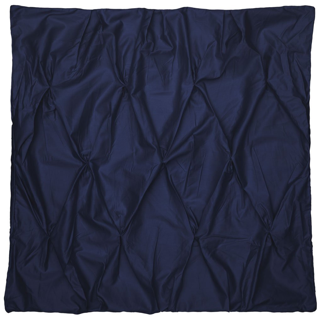 Navy Blue Valencia Pintuck Euro Sham