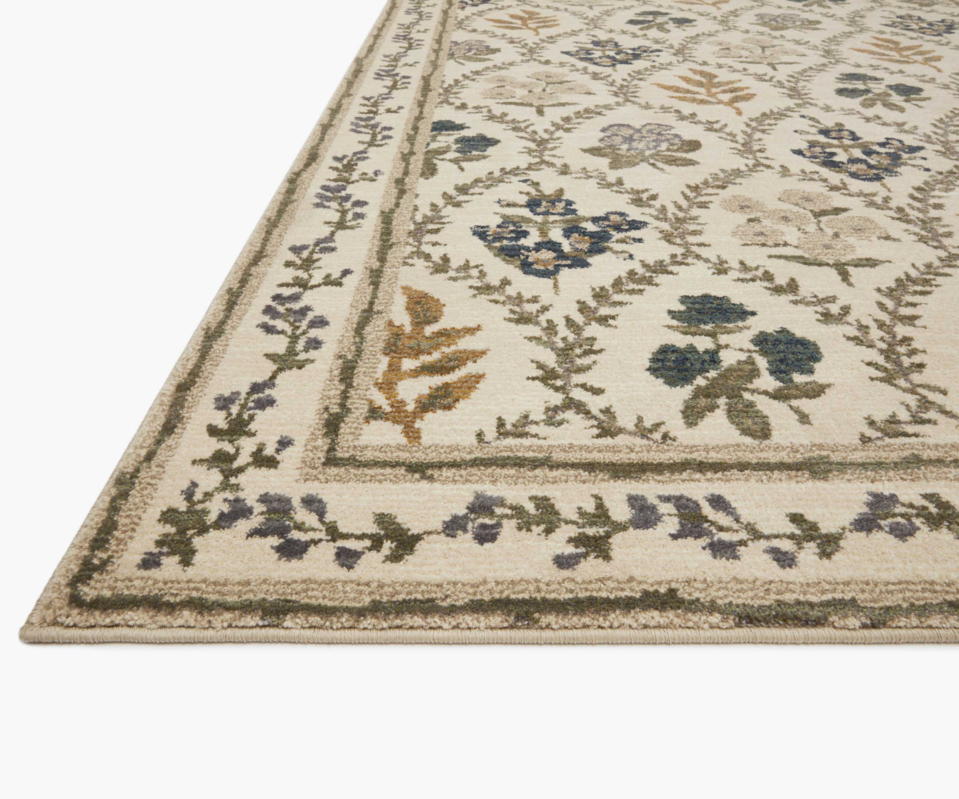 Fiore Hawthorne Power Loomed Rug - Ivory