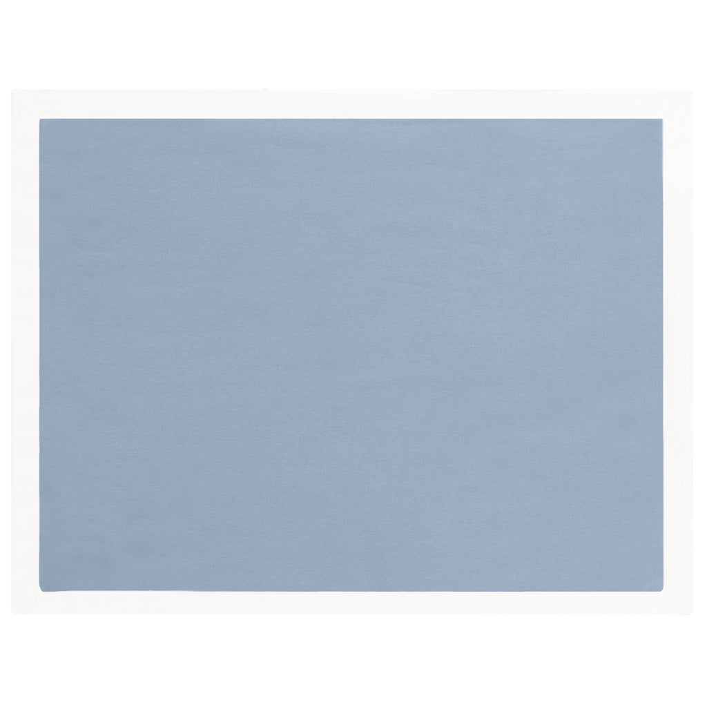 French Blue Hudson Flannel Euro Sham