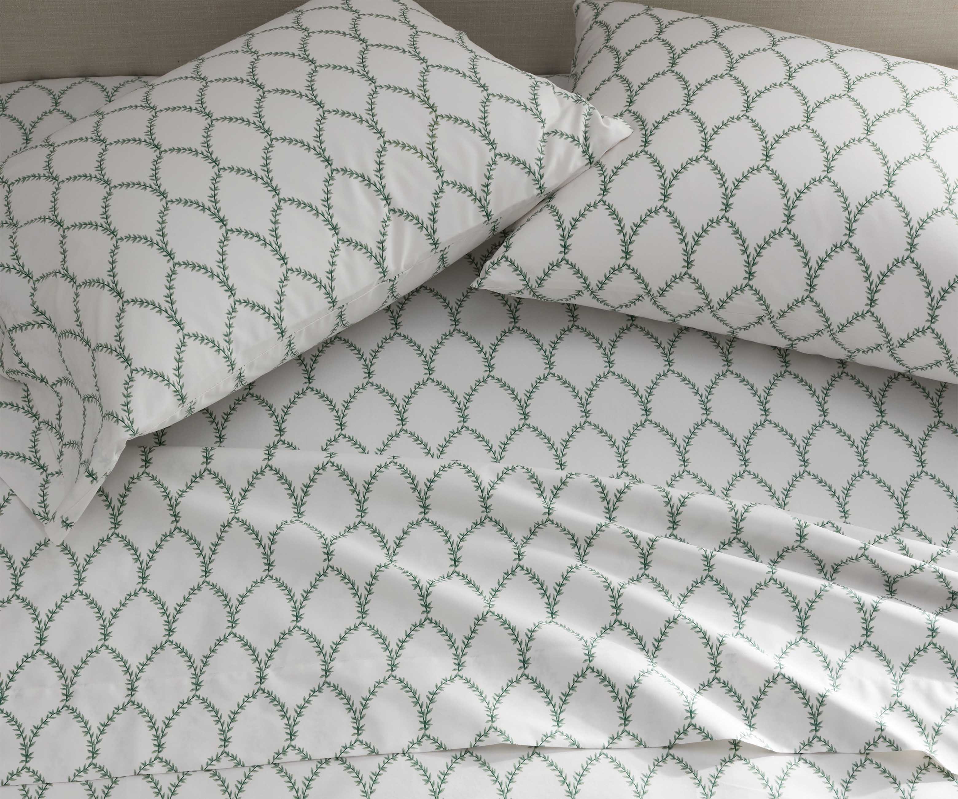 Sateen Pillowcases - Laurel Sage