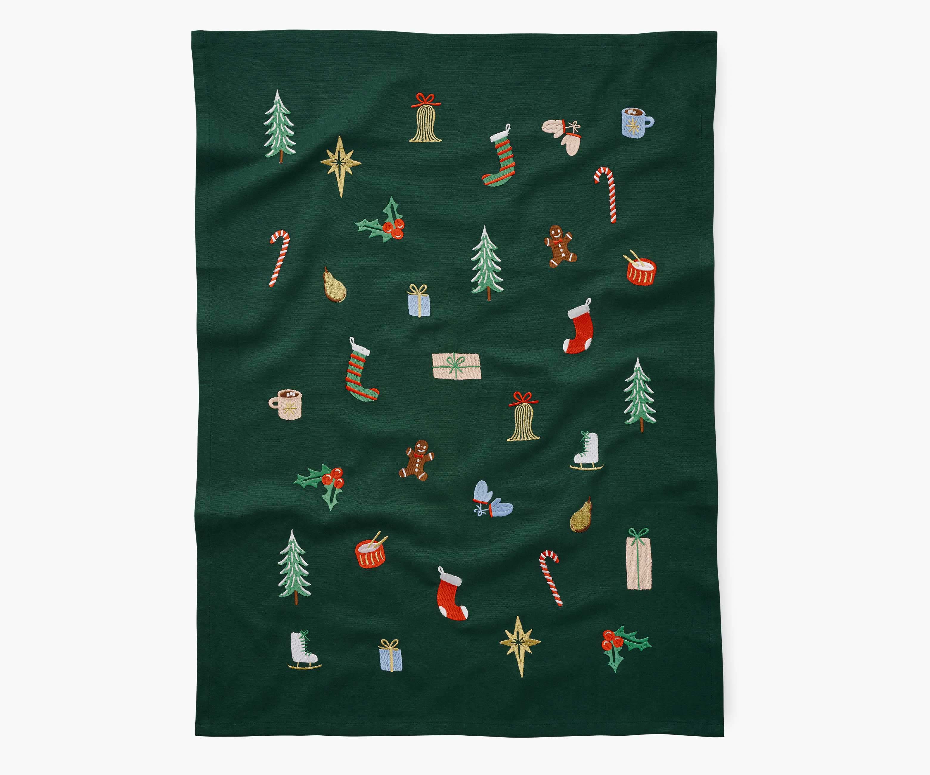 Holiday Tea Towel - Signs of the Season