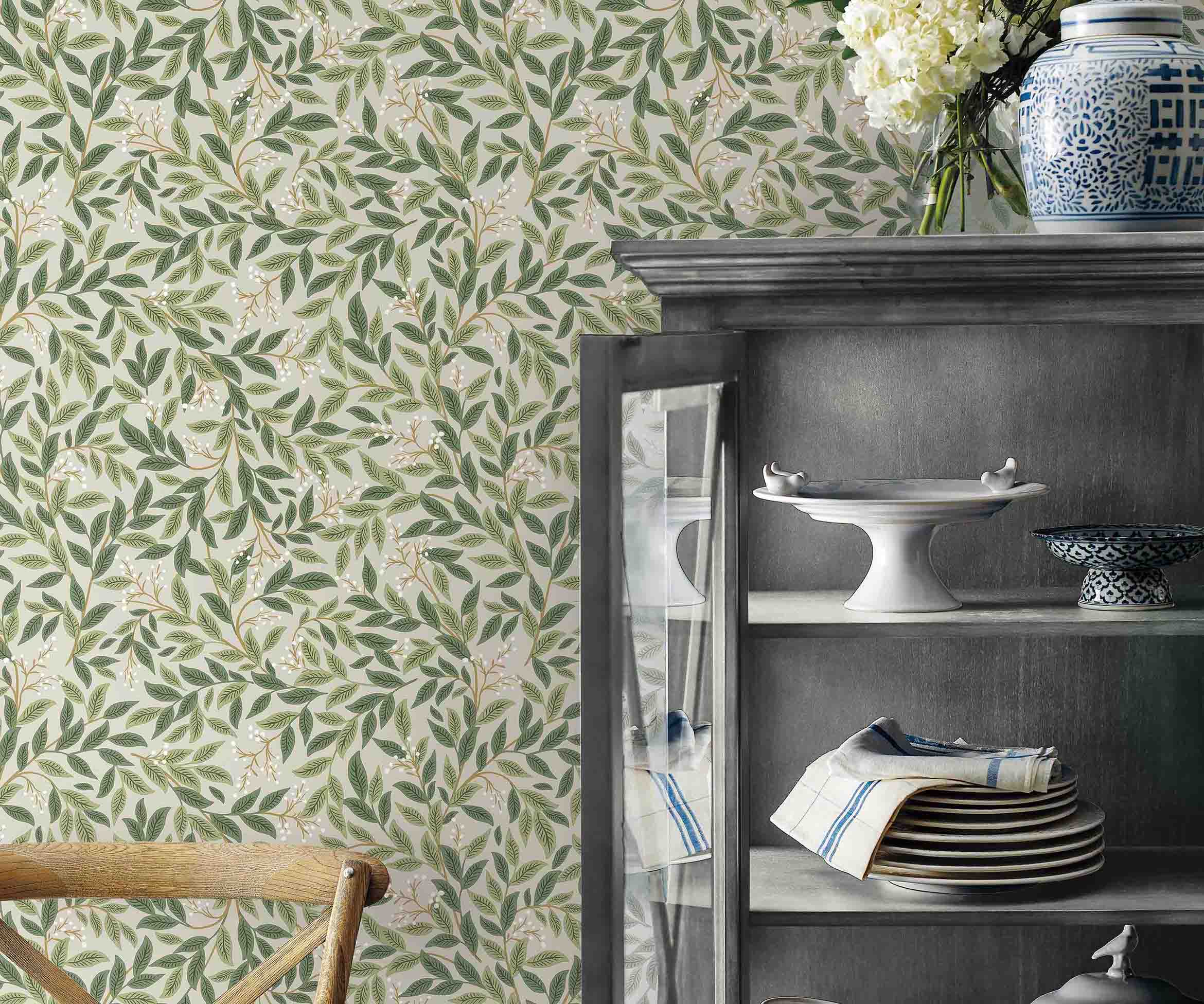 Willowberry Peel & Stick Wallpaper Sample - Linen