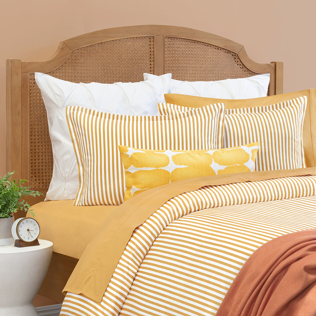 Ochre Larkin Duvet Cover