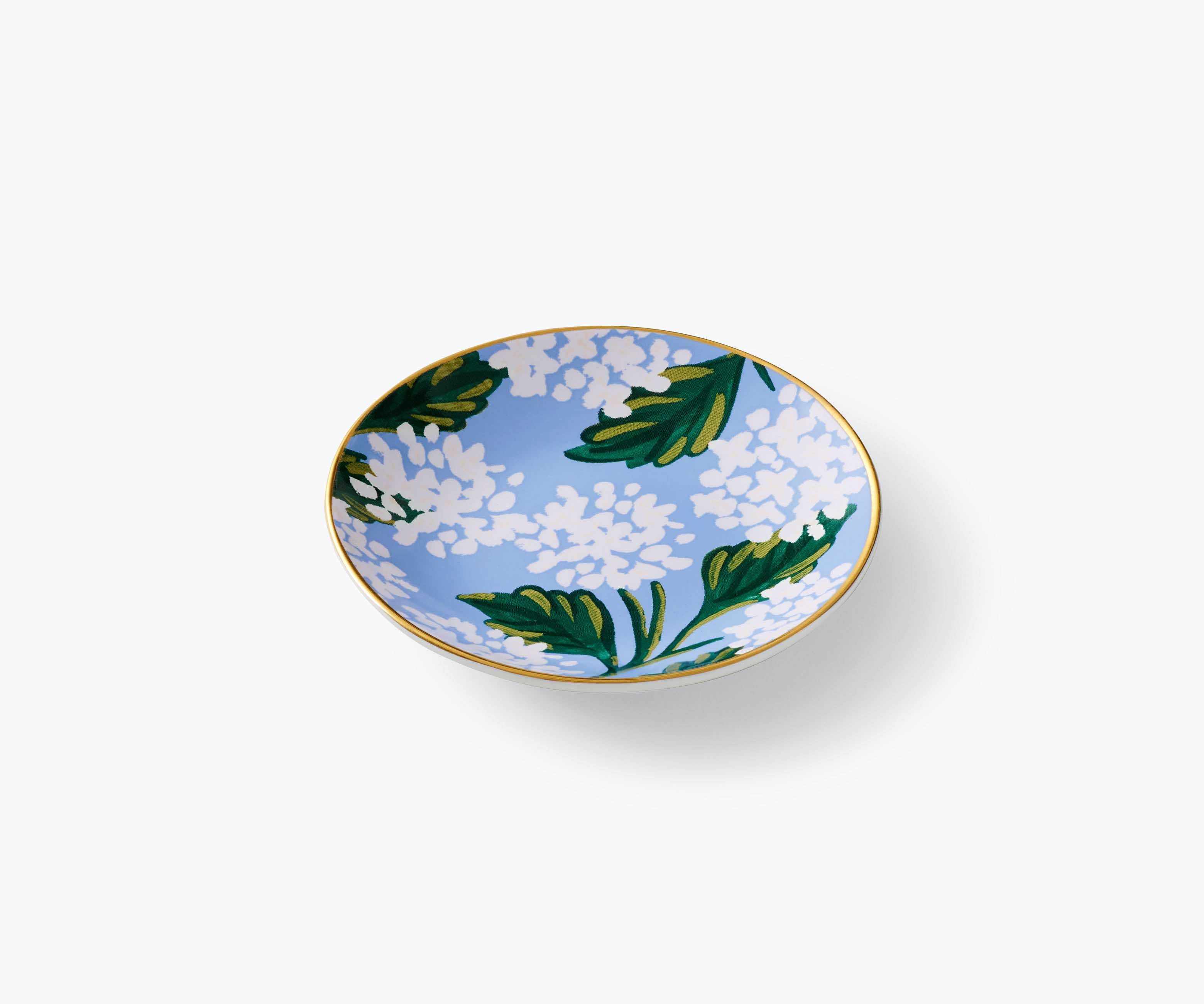 Porcelain Ring Dish - Hydrangea