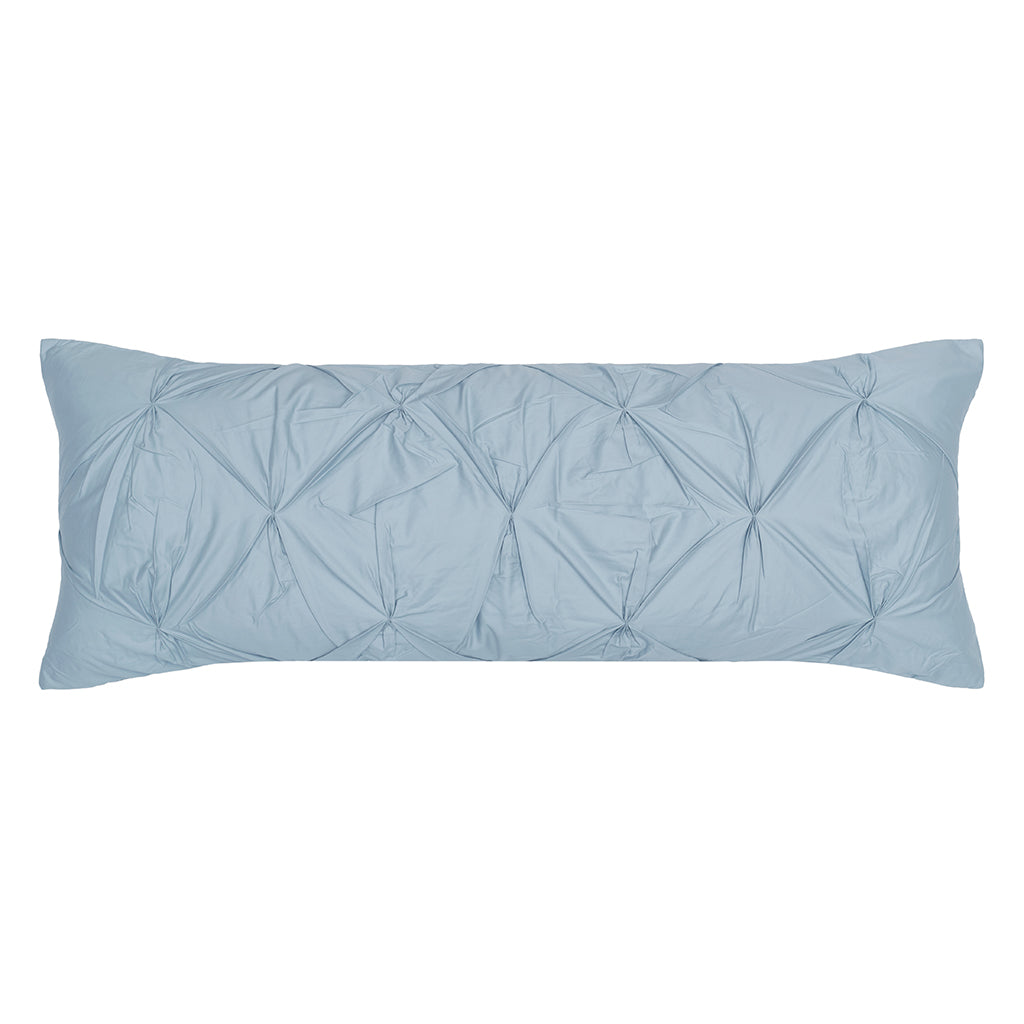 The French Blue Pintuck Extra Long Lumbar Throw Pillow