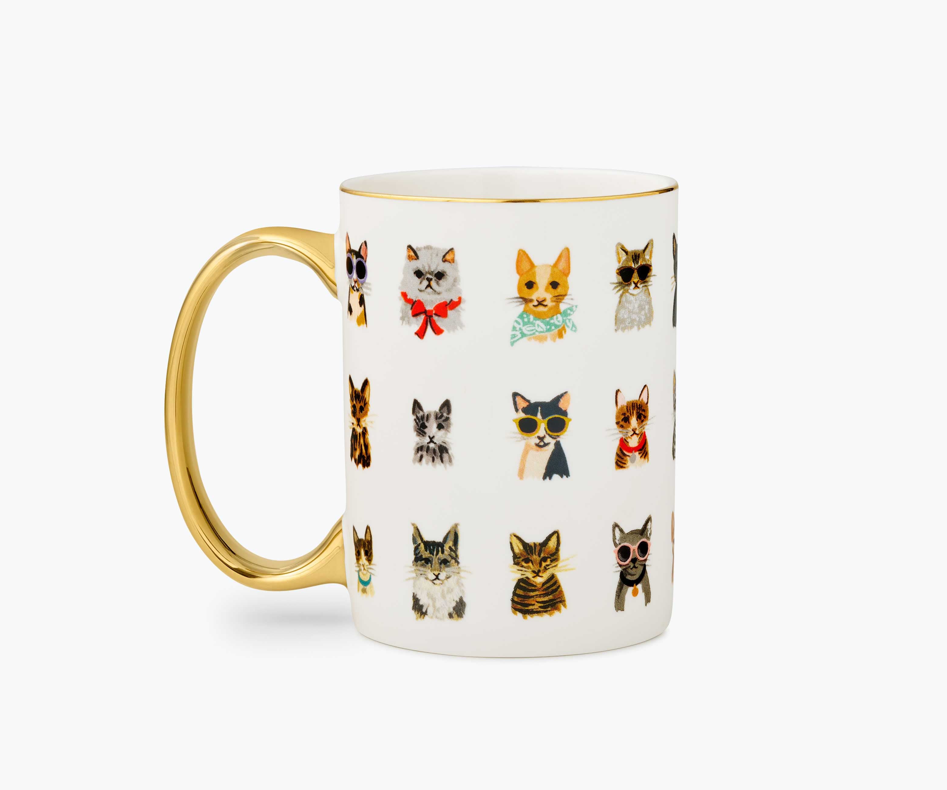 Porcelain Mug - Cool Cats