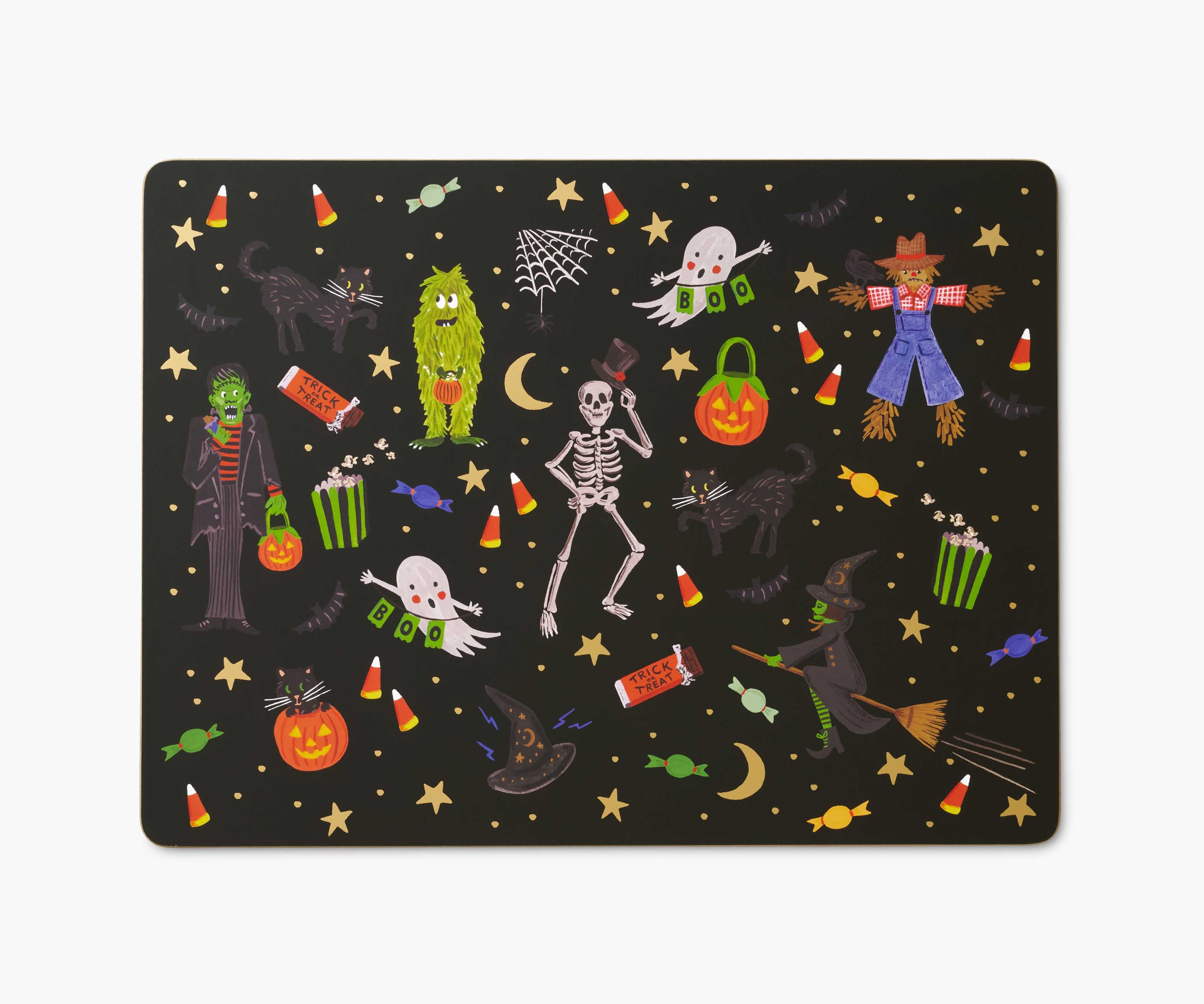 Halloween Parade Set of 4 Cork Placemats