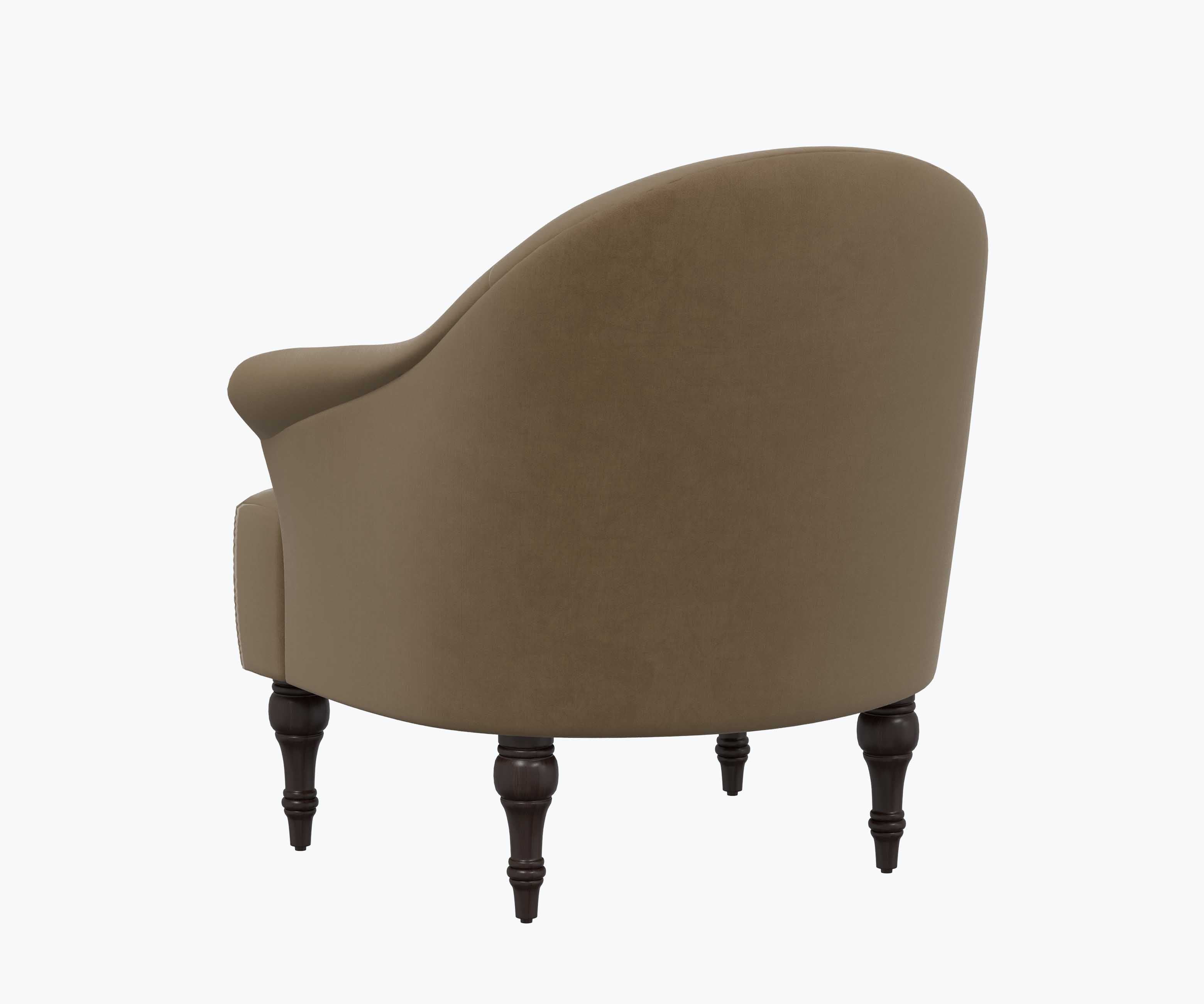 Gramercy Armchair - Walnut Velvet