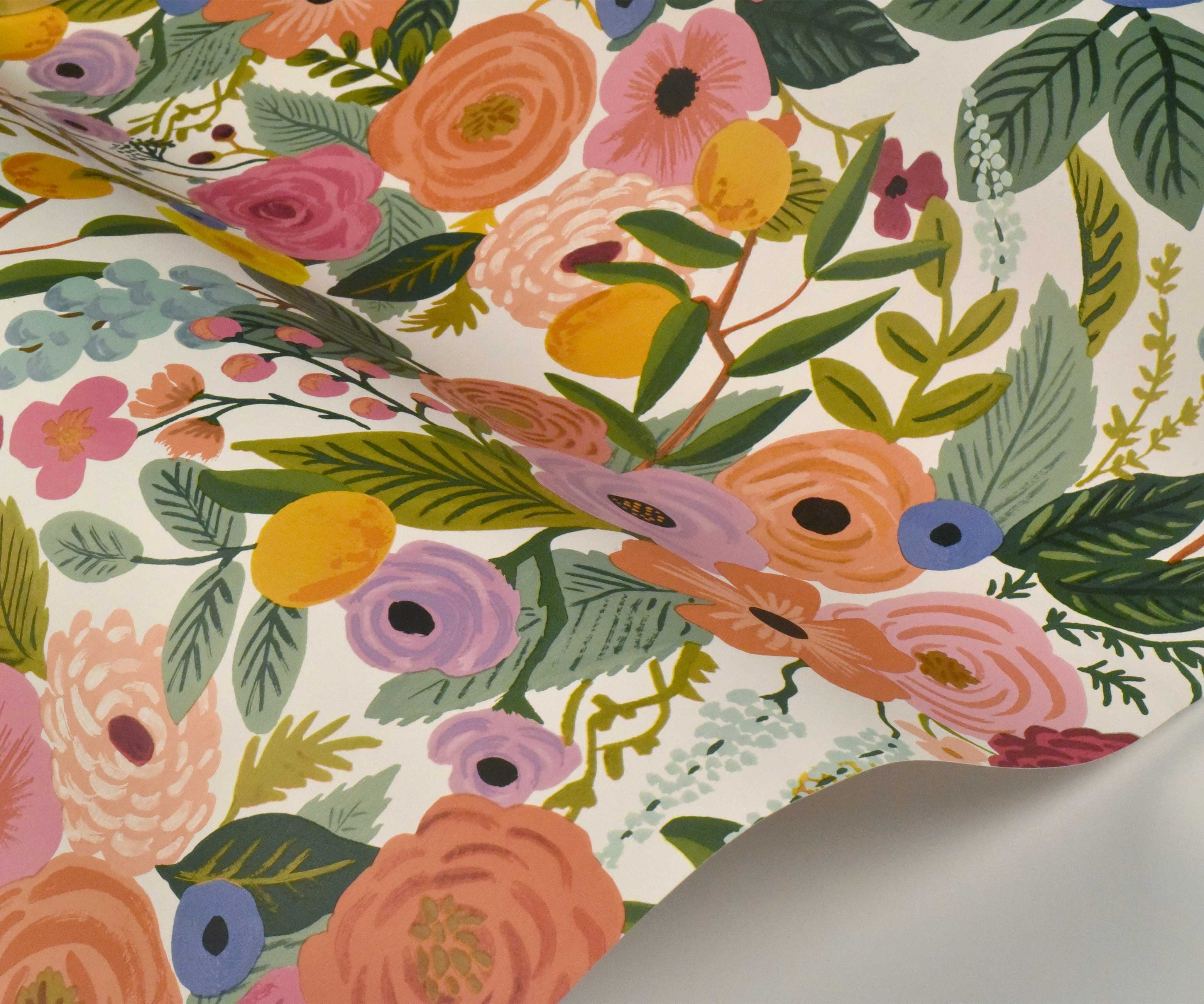 Garden Party Wallpaper Sample - Rose Multi