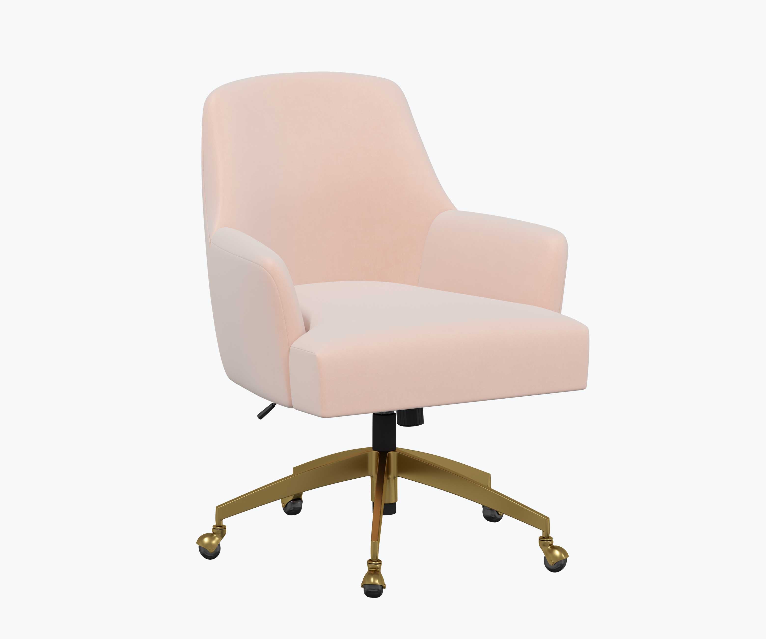 Cambridge Desk Chair - Blush Velvet