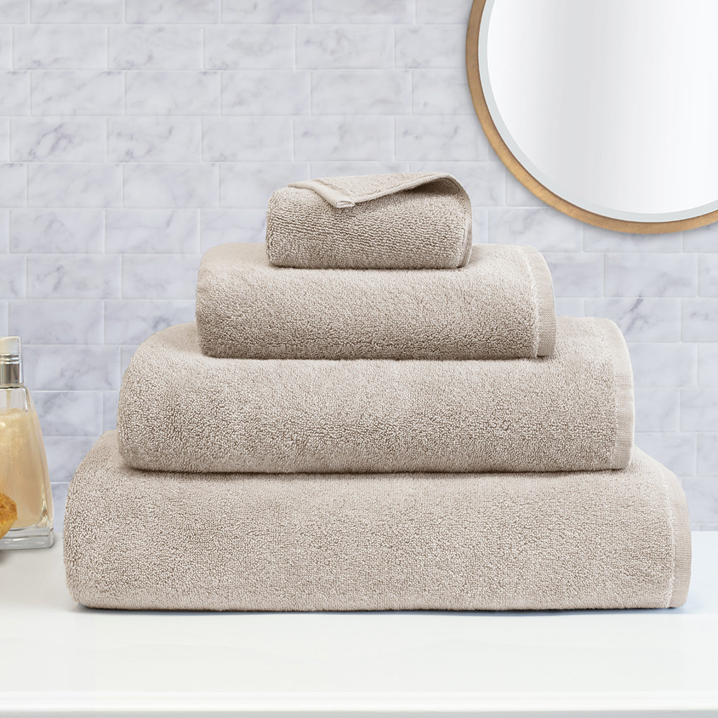 Plush Light Beige Towel Resort Bundle (4 Wash + 4 Hand + 4 Bath Towels + 2 Bath Sheets)