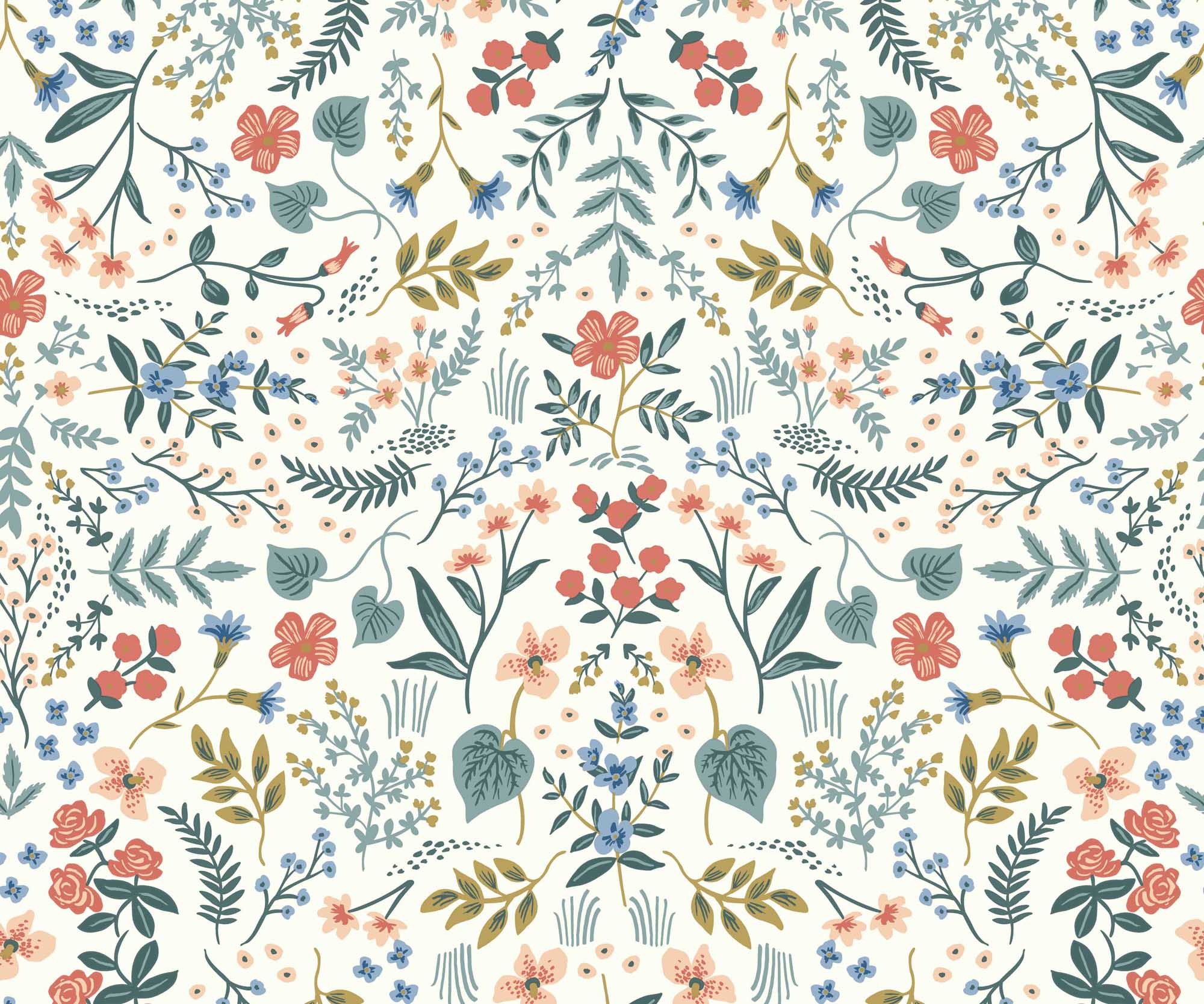 Wildwood Wallpaper - Rose Multi