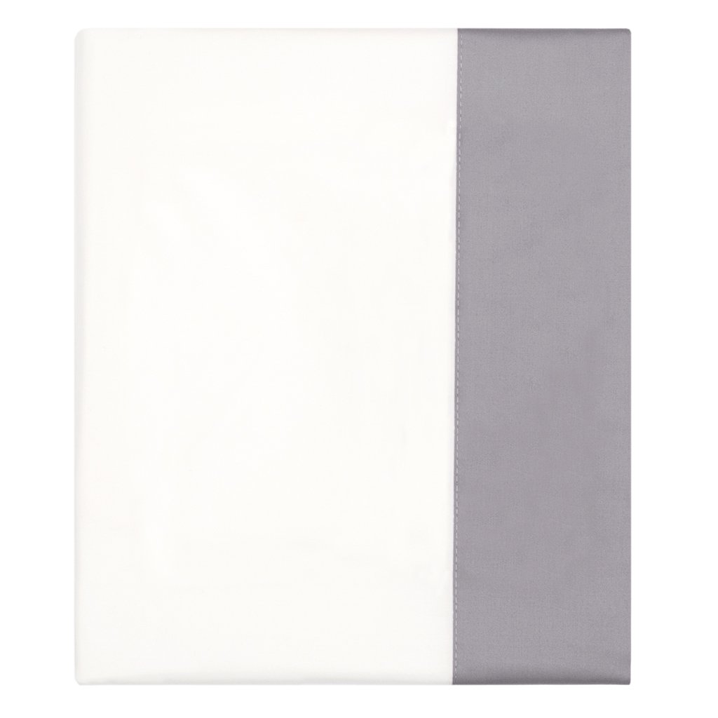 English Grey Border Flat Sheet