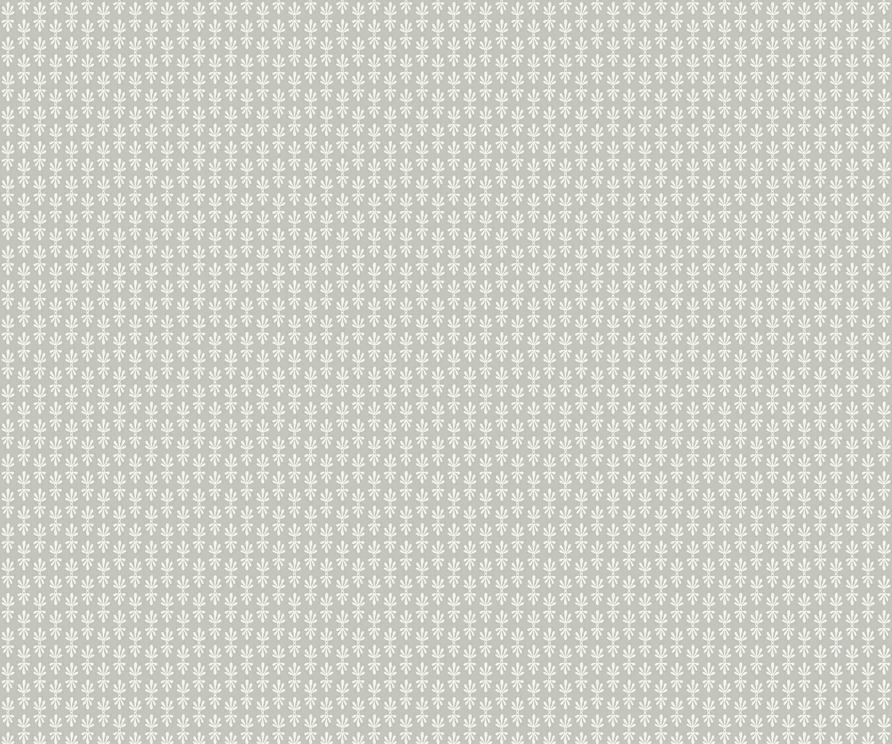 Petal Wallpaper - Grey & White