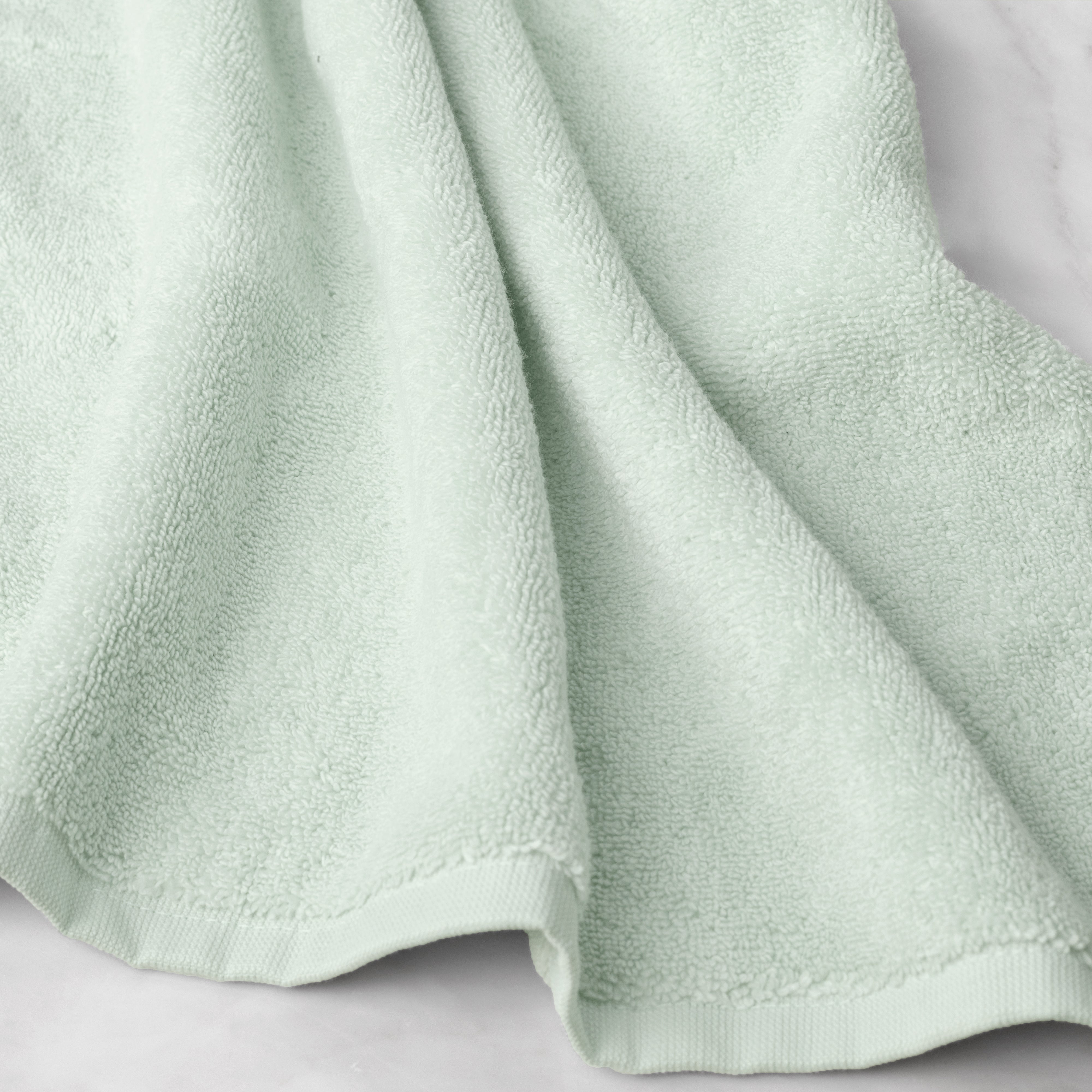 Plush Mint Green Bath Sheet