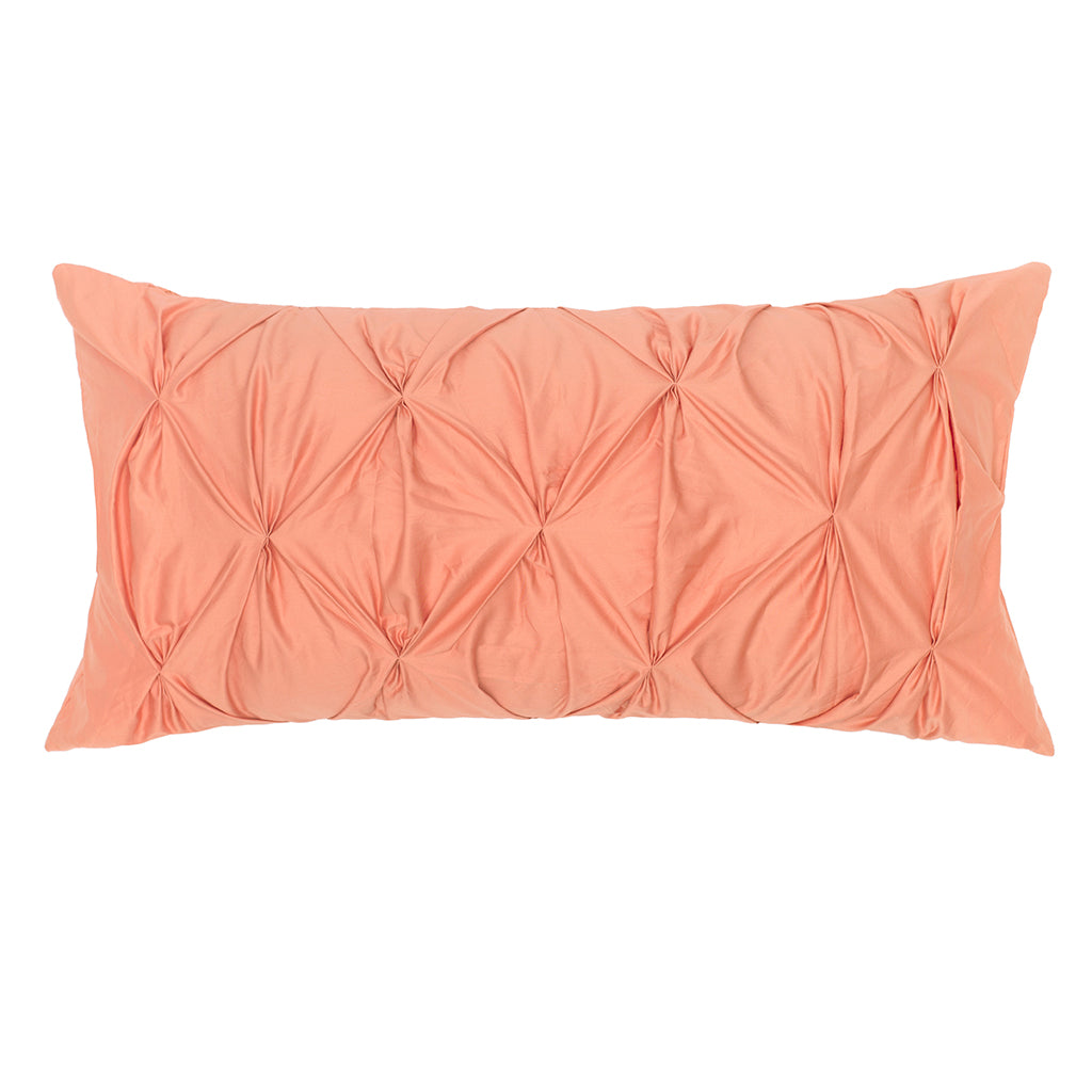 Guava Pintuck Throw Pillow