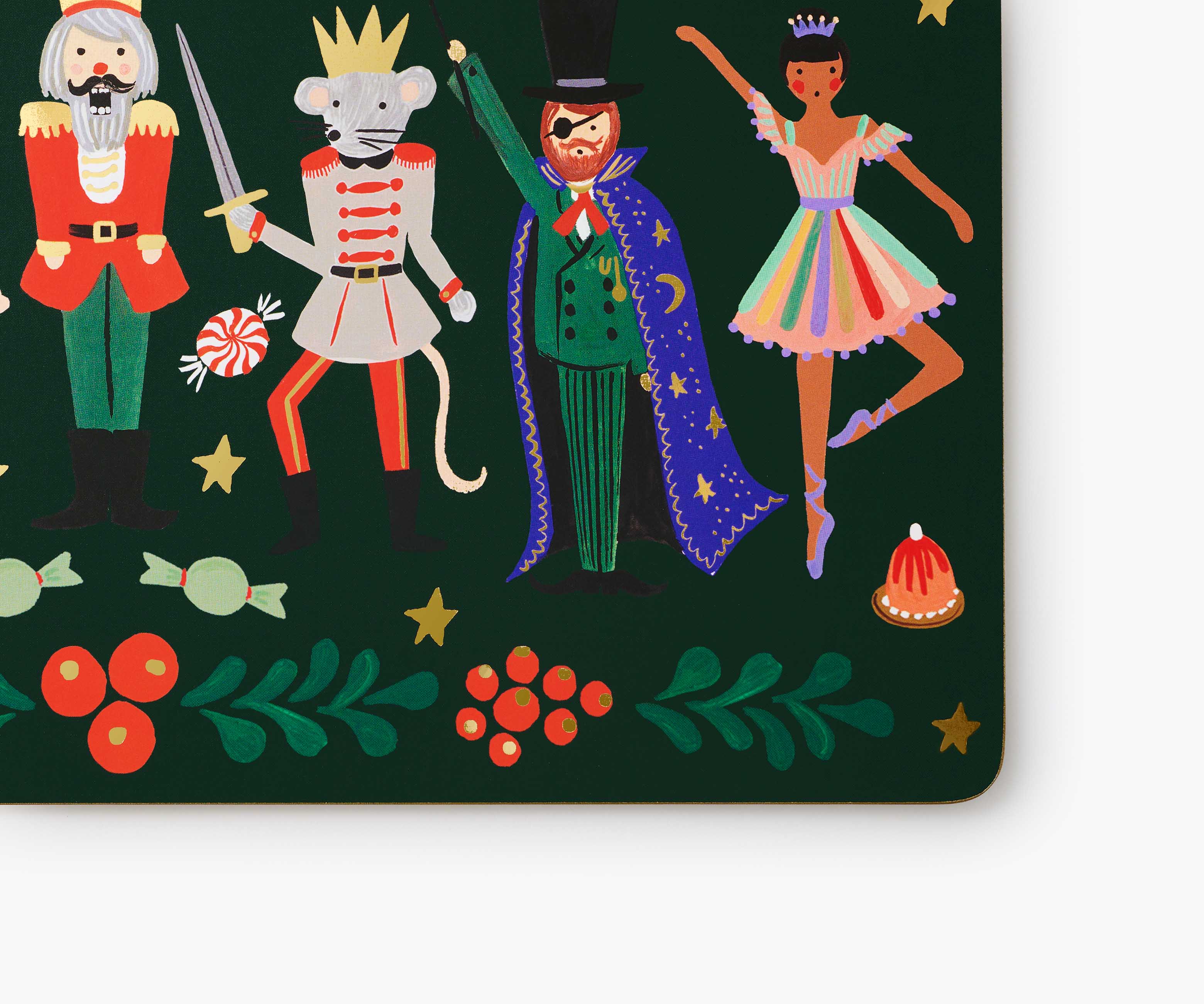 Cork Placemats - Nutcracker