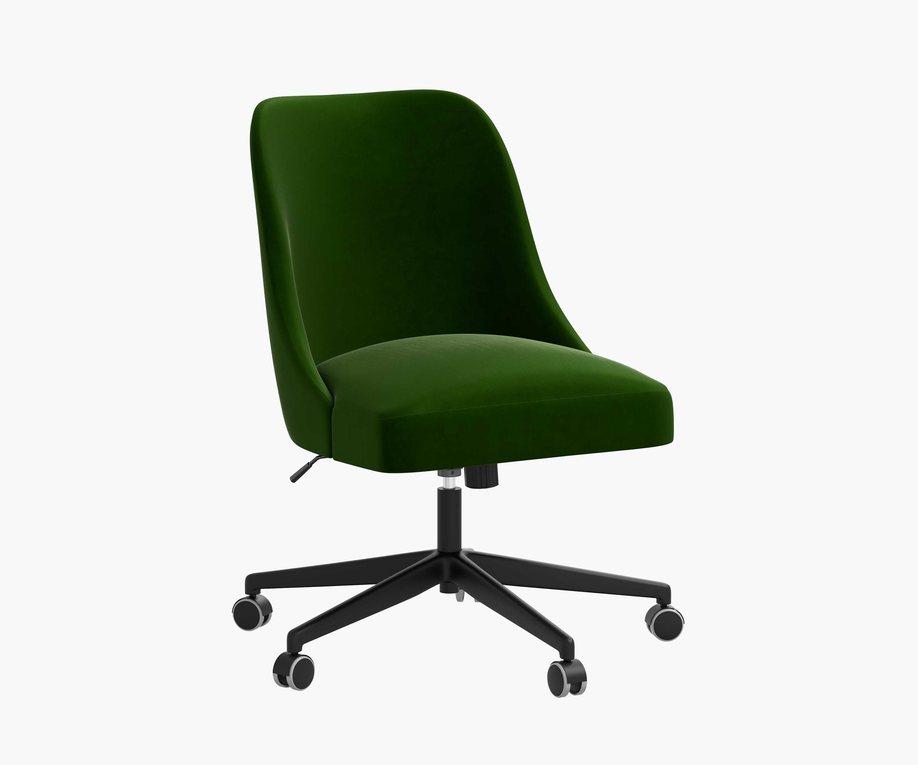 Oxford Desk Chair - Emerald Velvet