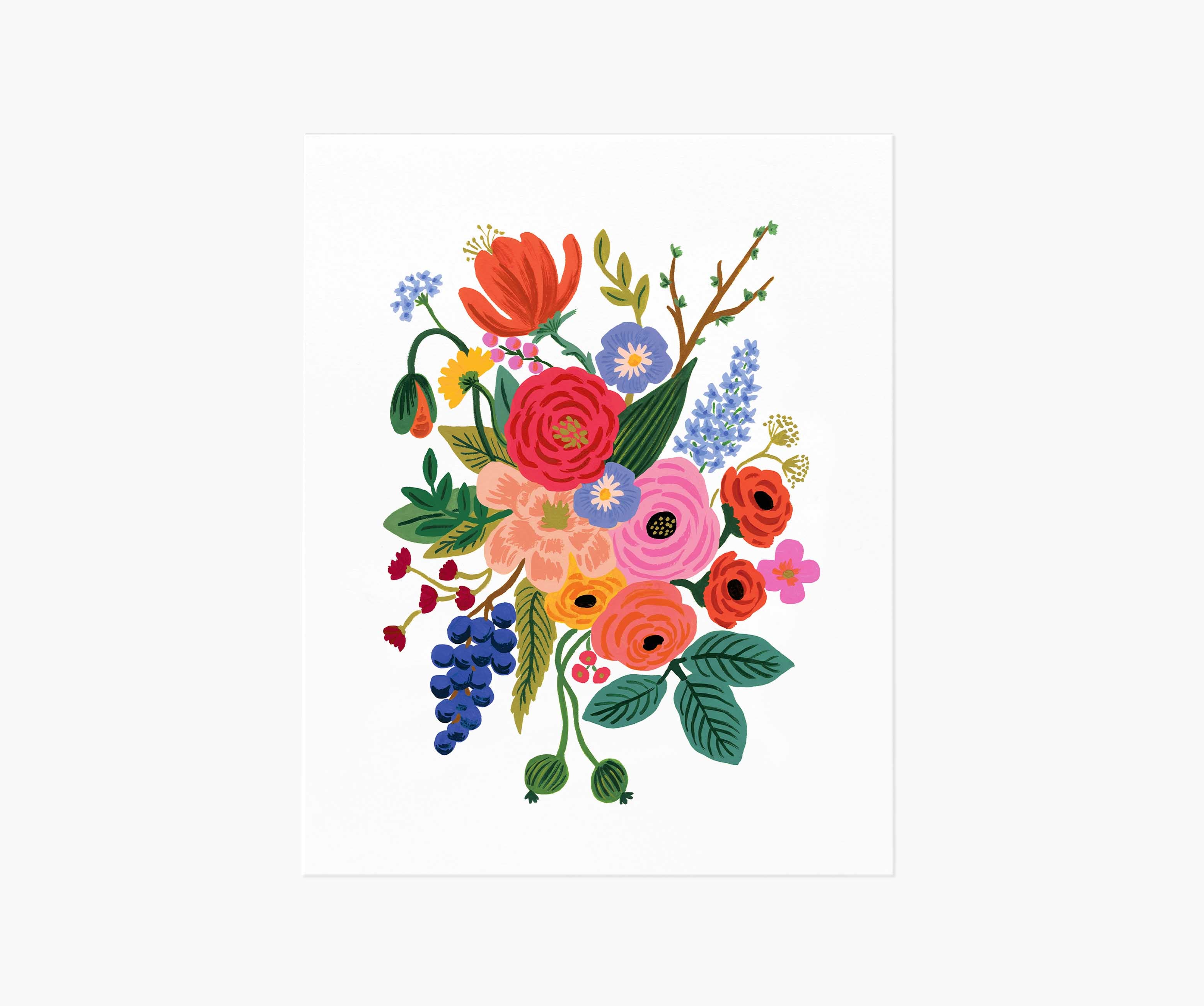 Garden Party Bouquet Art Print