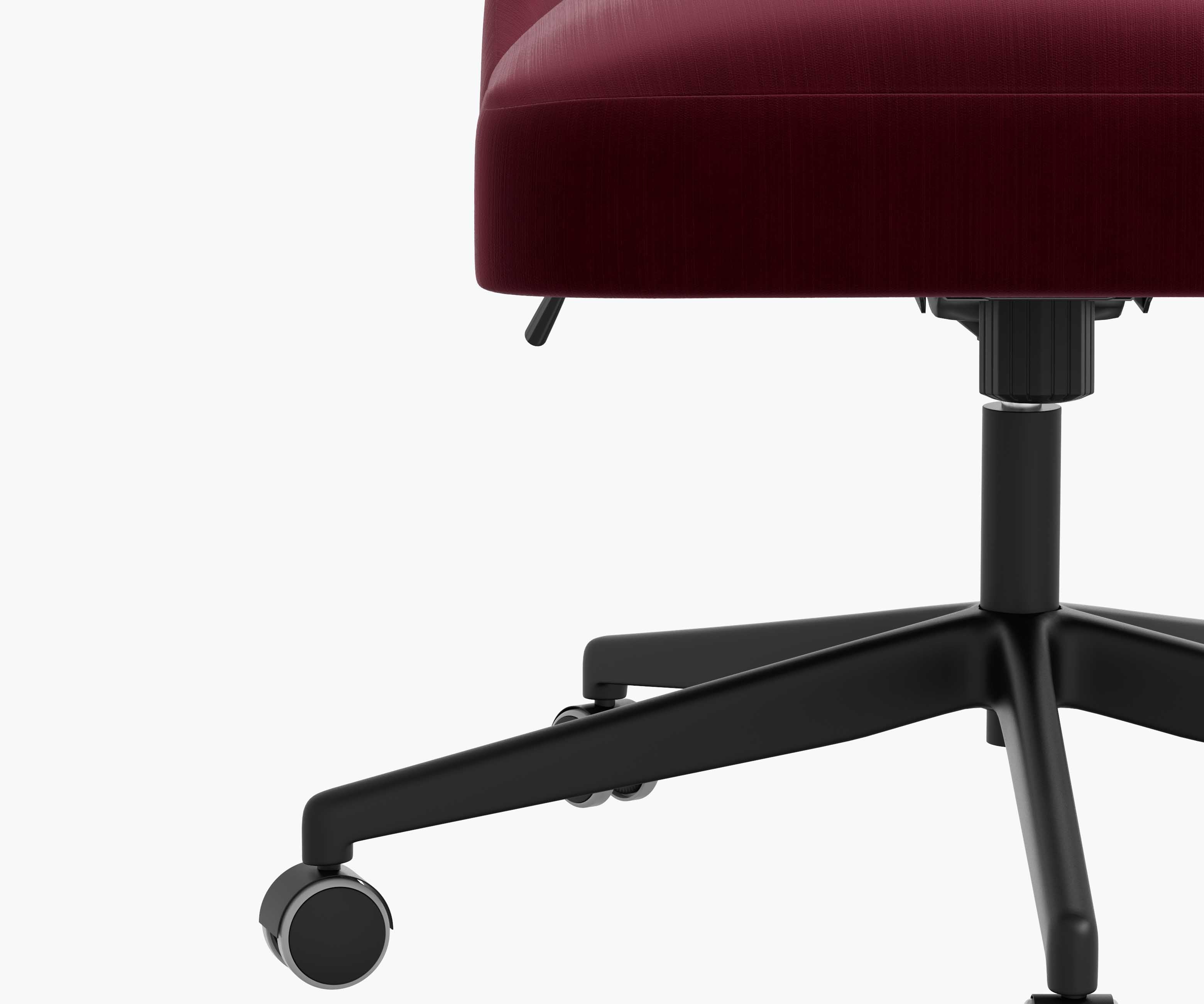 Oxford Desk Chair - Plum Velvet