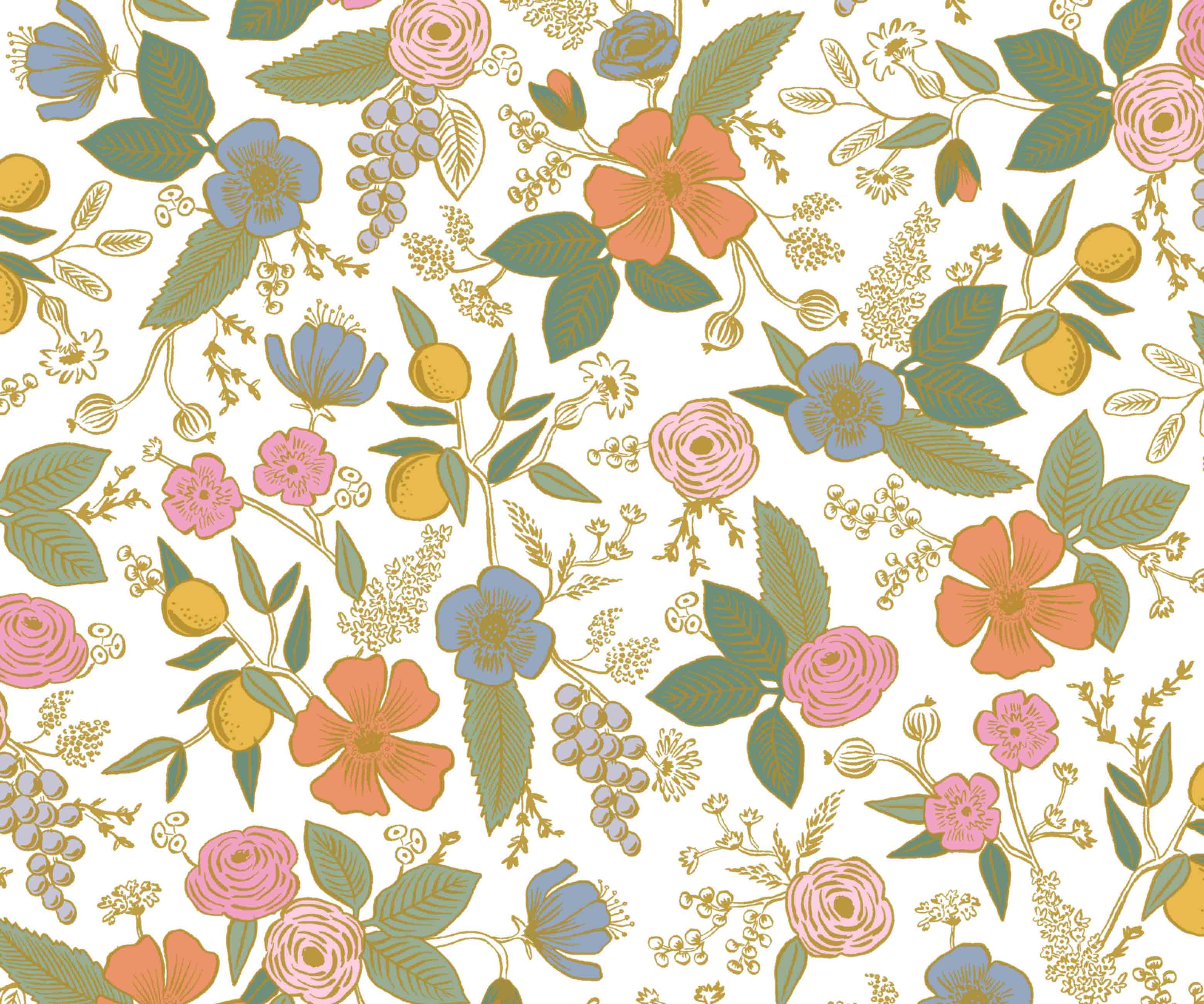 Colette Peel & Stick Wallpaper - Rose Multi