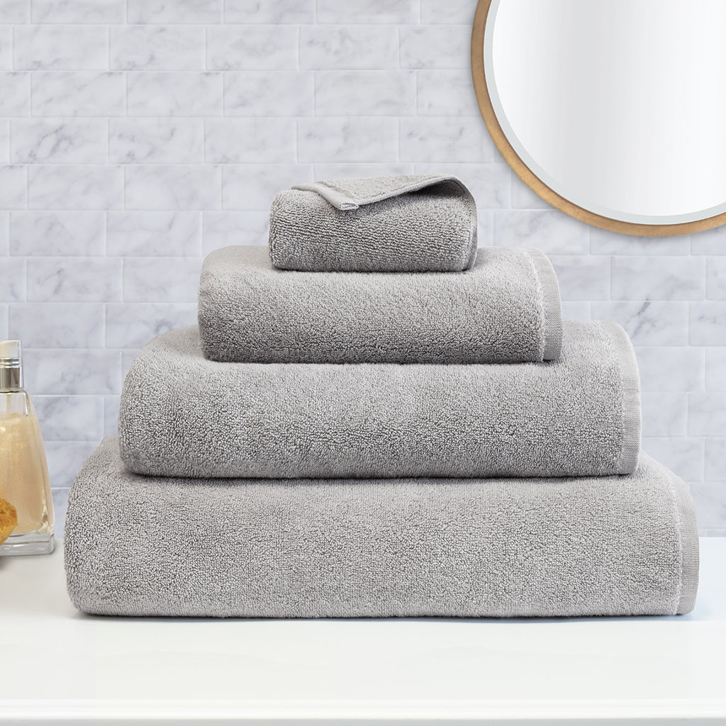 Plush Mist Grey Hand Towel