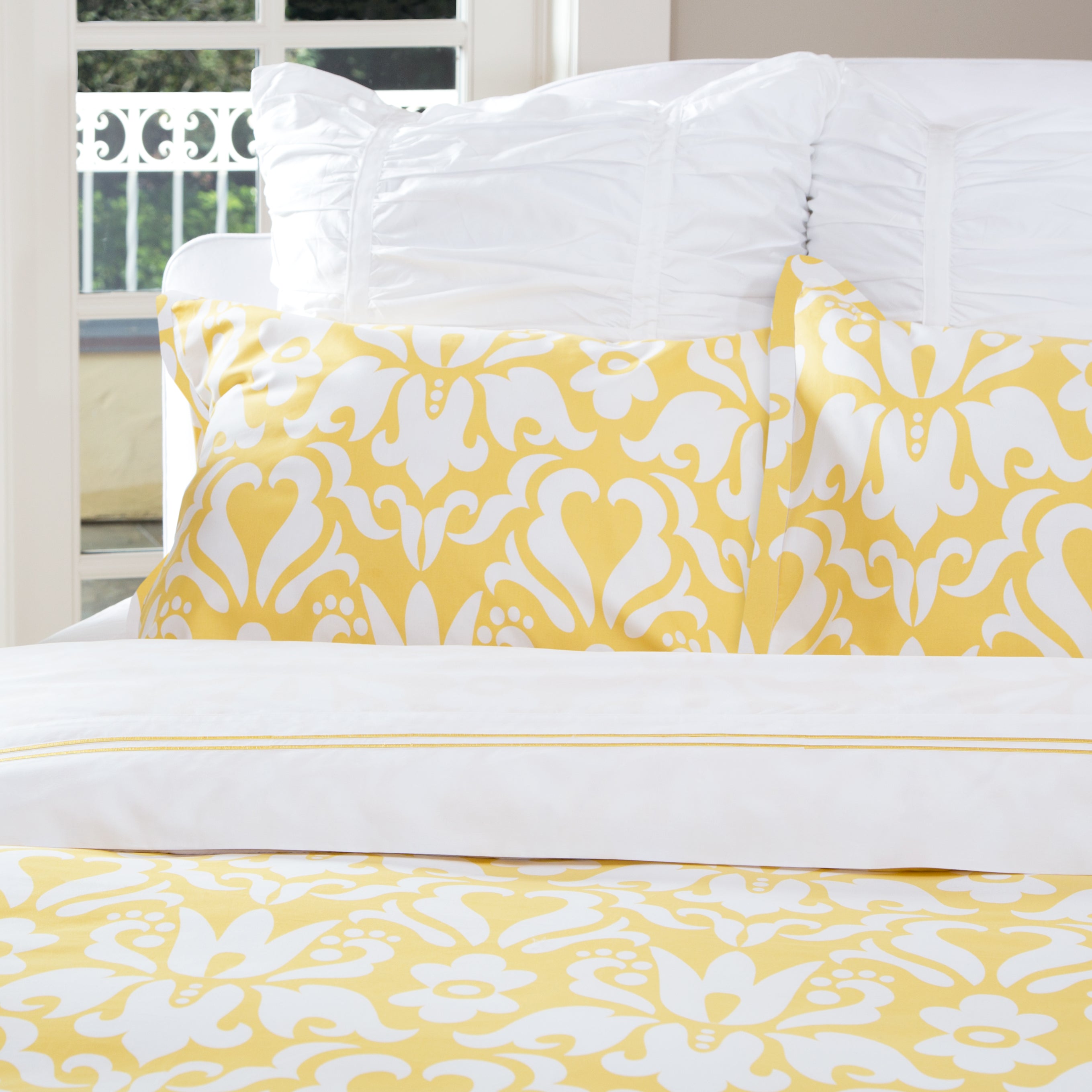 Montgomery Yellow Euro Sham