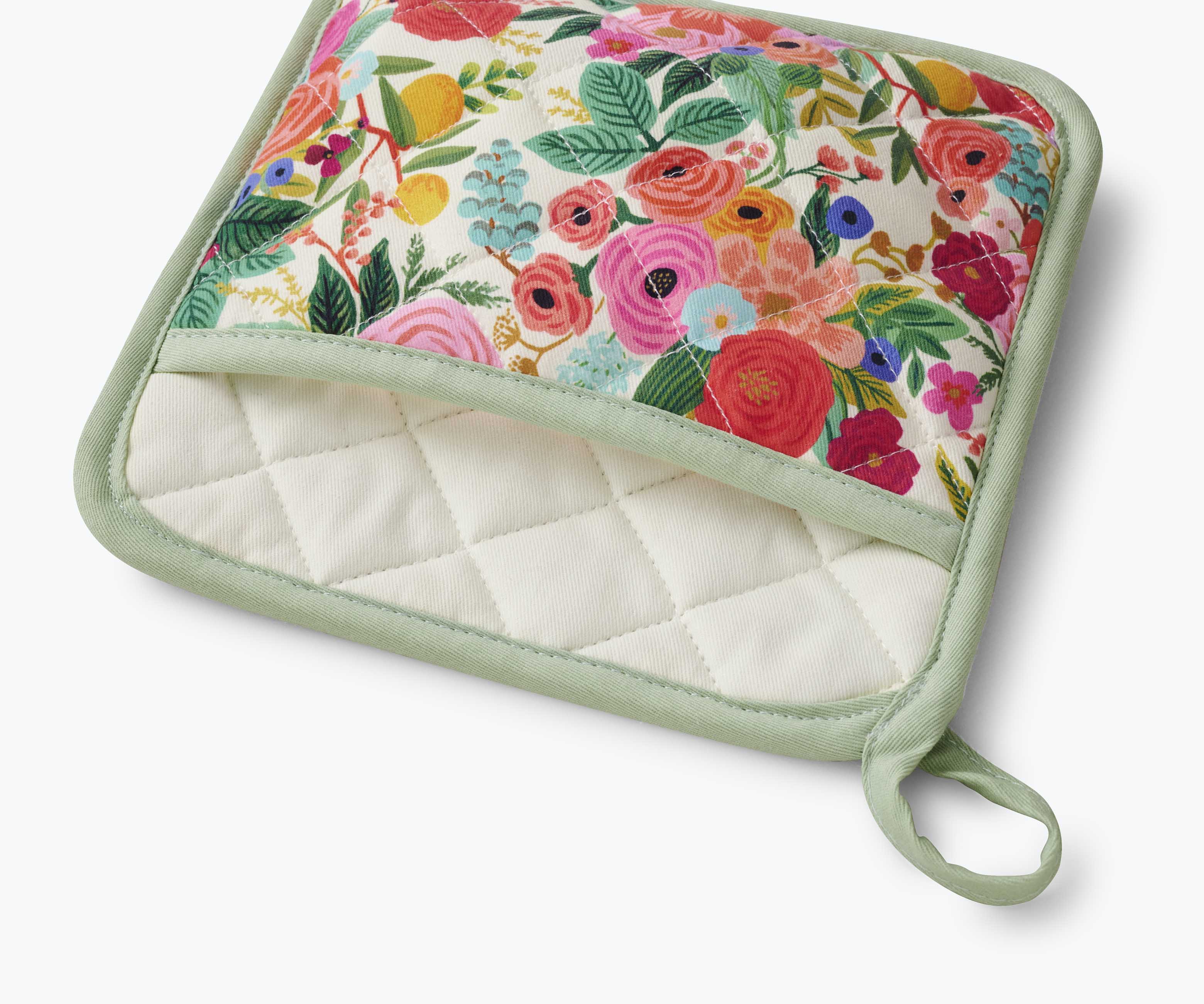 Oven Mitt and Pot Holder Set - Garden Party