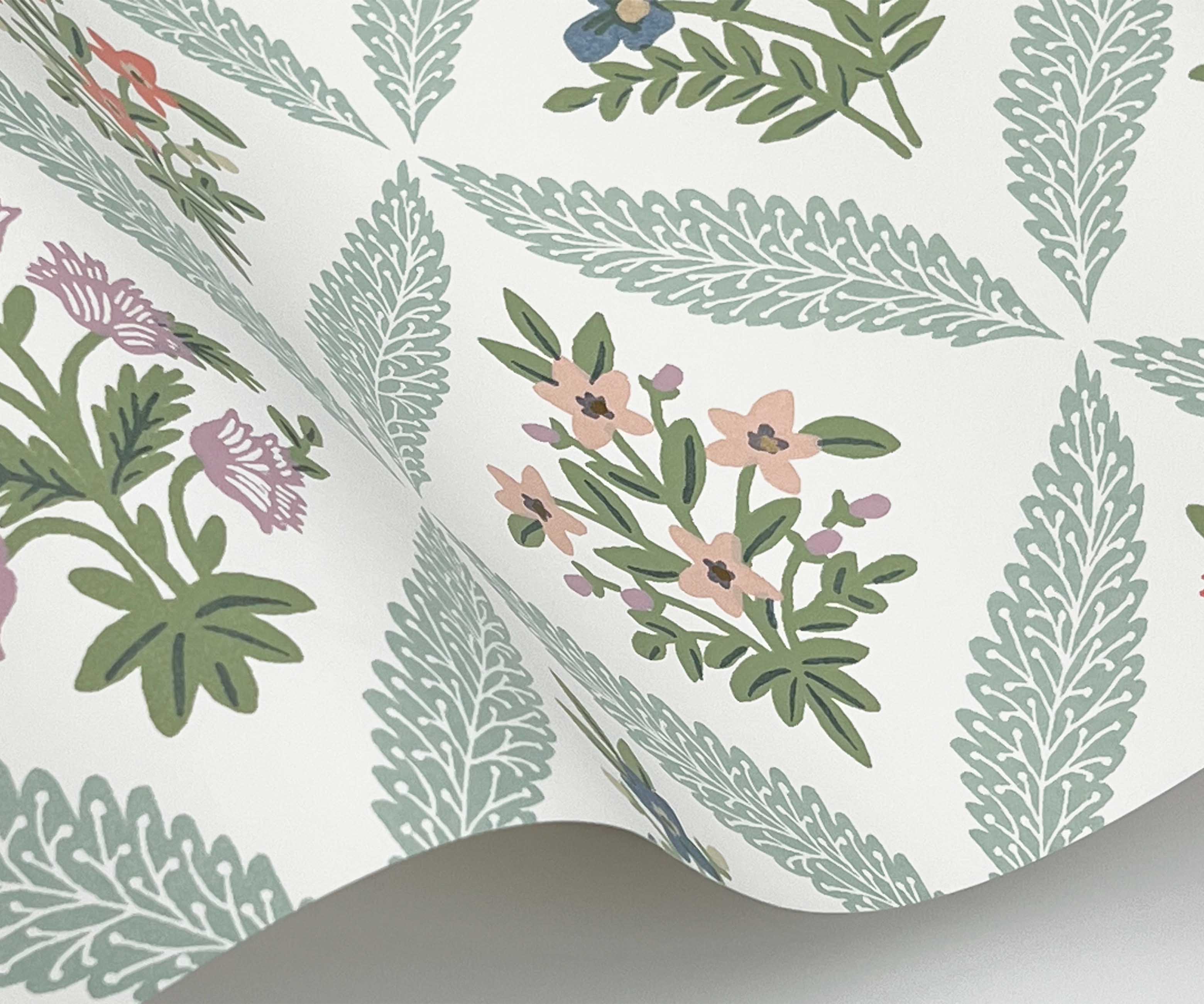 Estee Garden Wallpaper - Pastel Multi