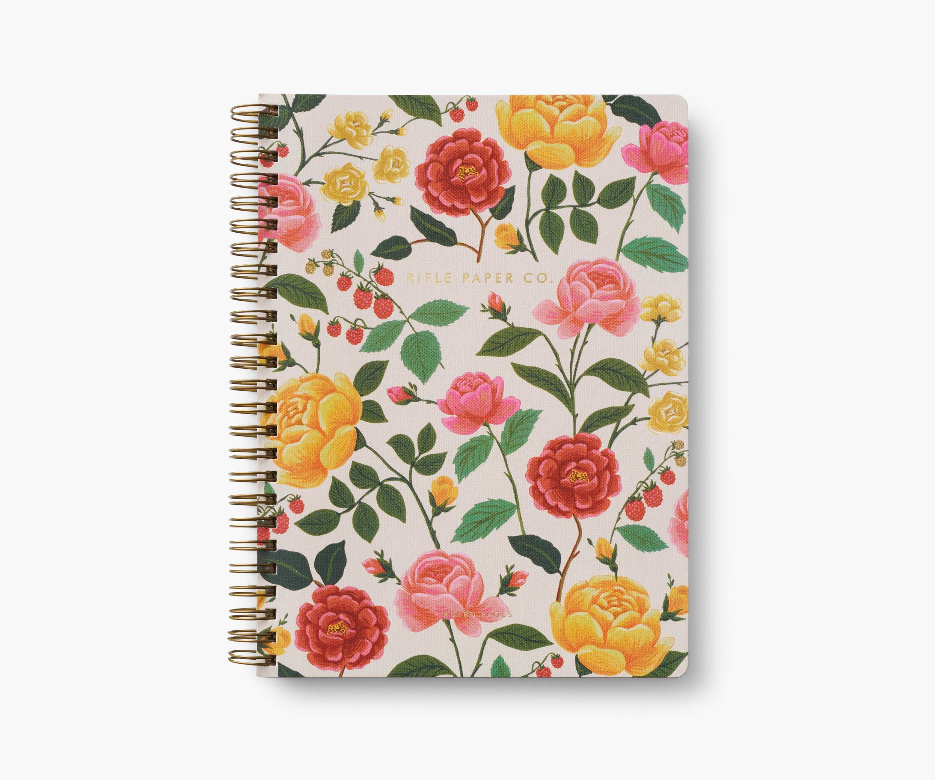 Spiral Notebook - Roses