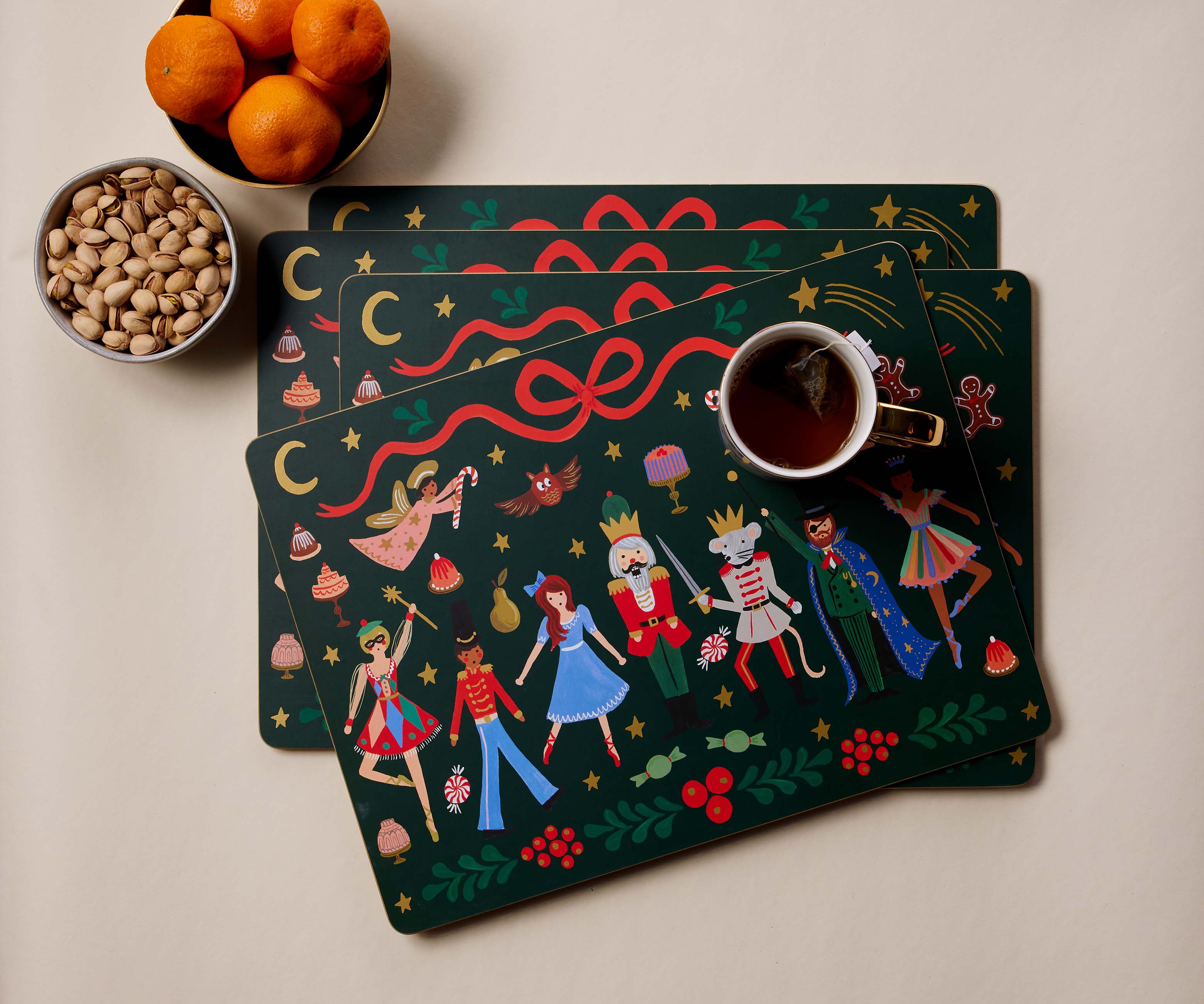 Cork Placemats - Nutcracker