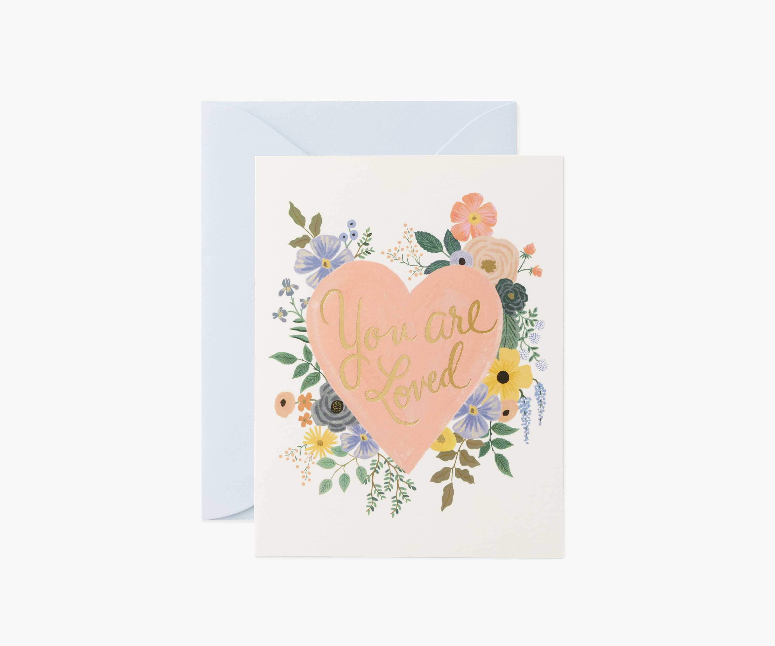 You Are Loved Heart Greeting Card