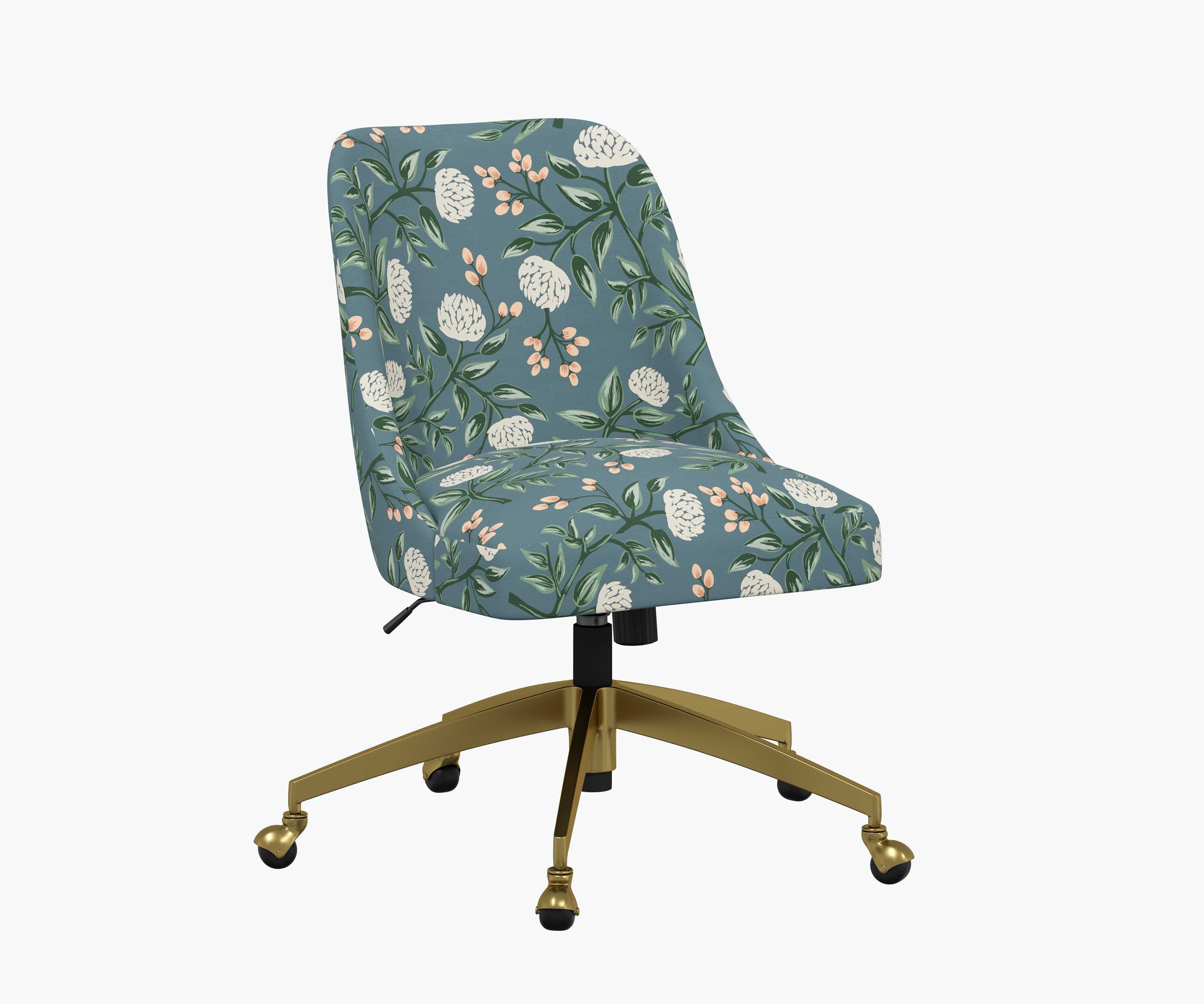 Oxford Desk Chair - Peonies