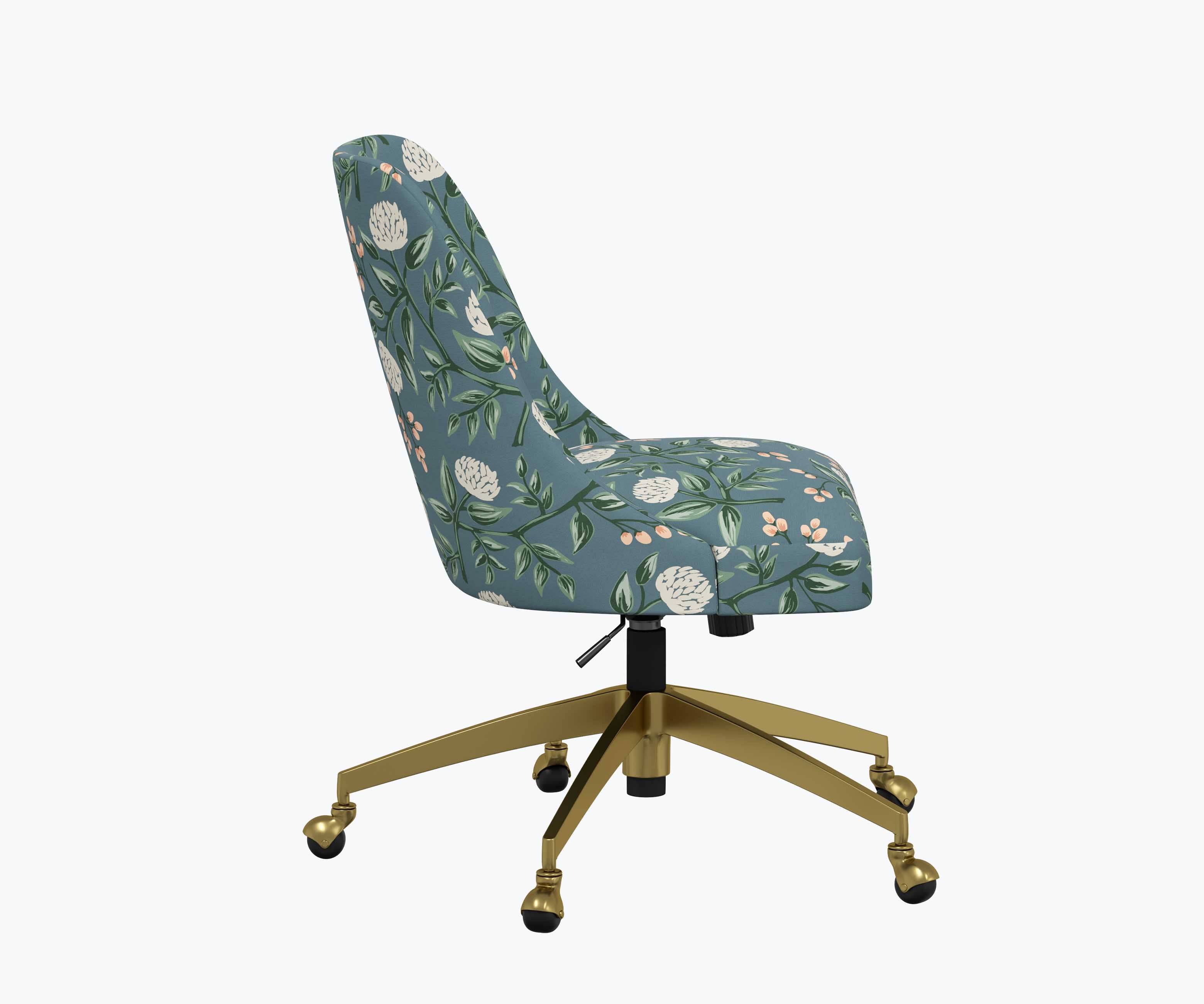 Oxford Desk Chair - Peonies