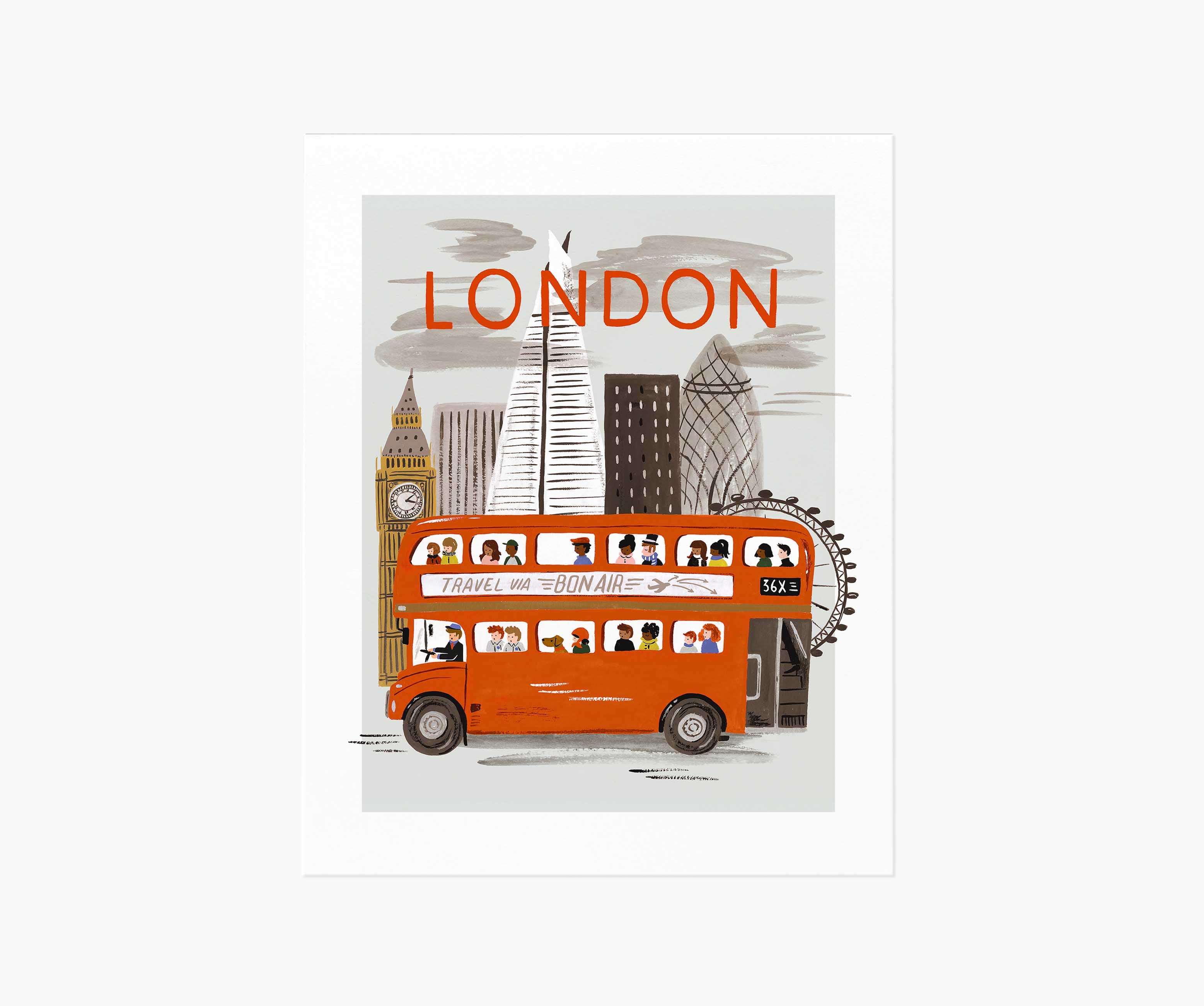 London World Traveler Art Print