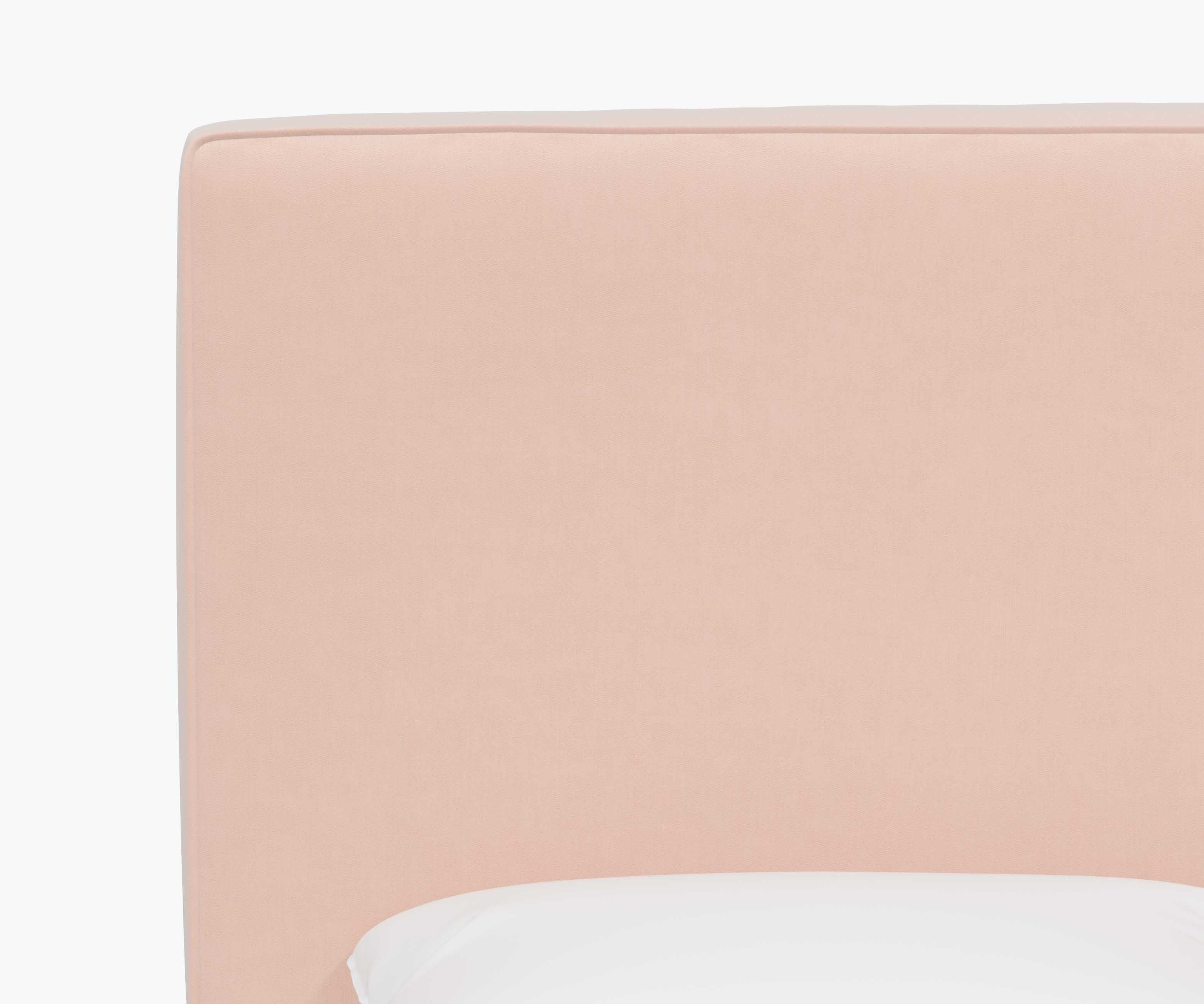 Elly Headboard - Blush Velvet