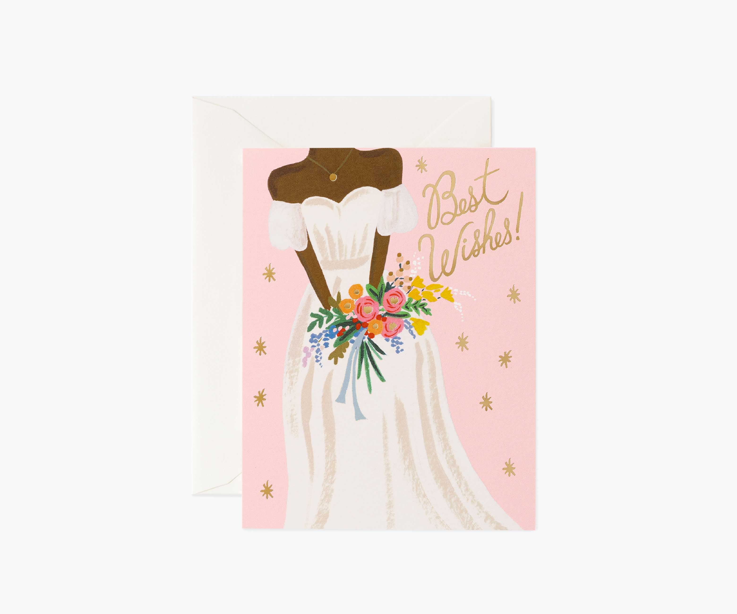 Beautiful Bride Rose Card