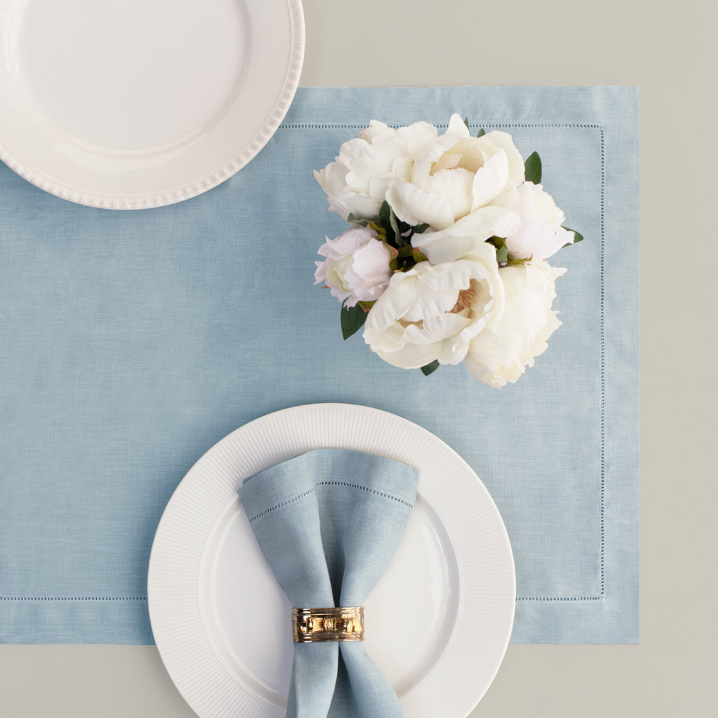 The Classic Hemstitch Linen Napkin (Set of 4)