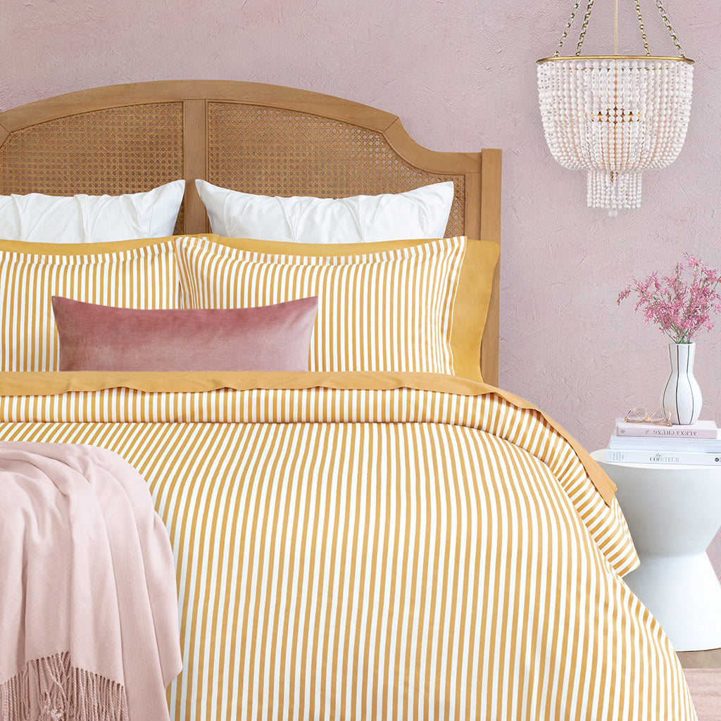 Ochre Larkin Duvet Cover