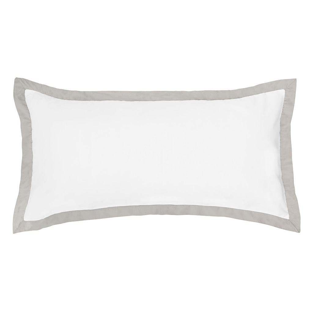 The Linden Dove Grey Throw Pillow